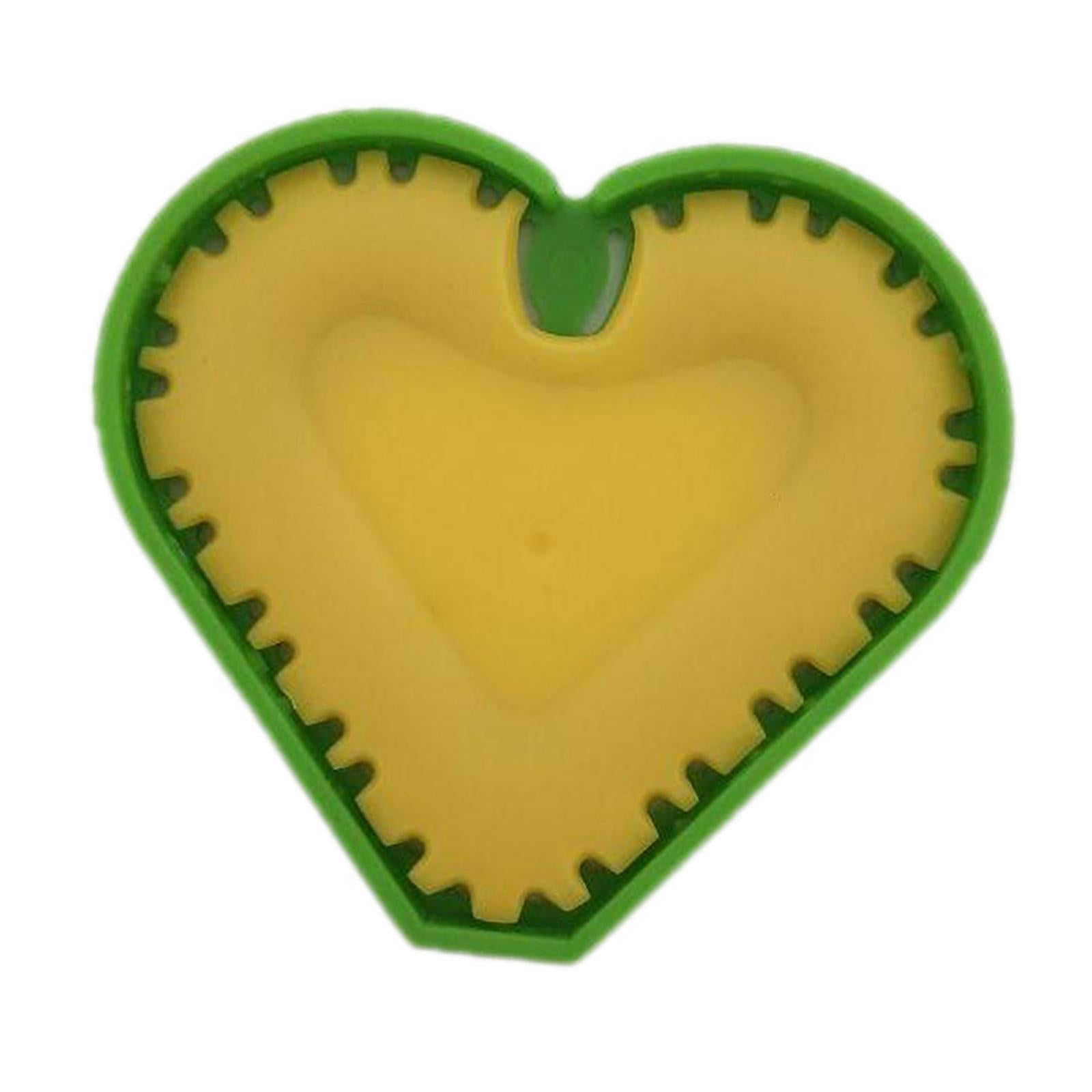 Craft Plastic Fabric Flowers Heart Maker Clothing Embellishment Notions Heart_S