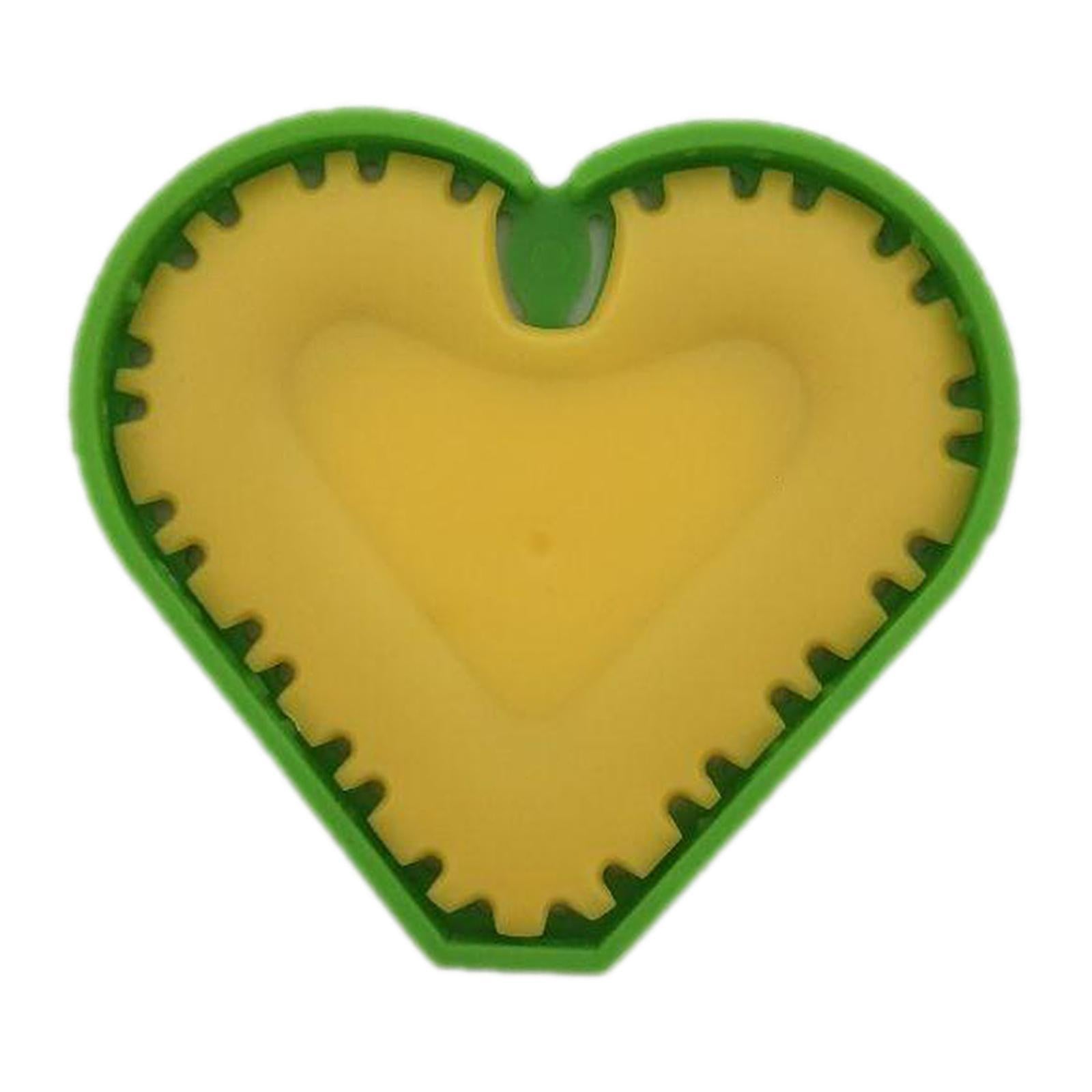 Craft Plastic Fabric Flowers Heart Maker Clothing Embellishment Notions Heart_S