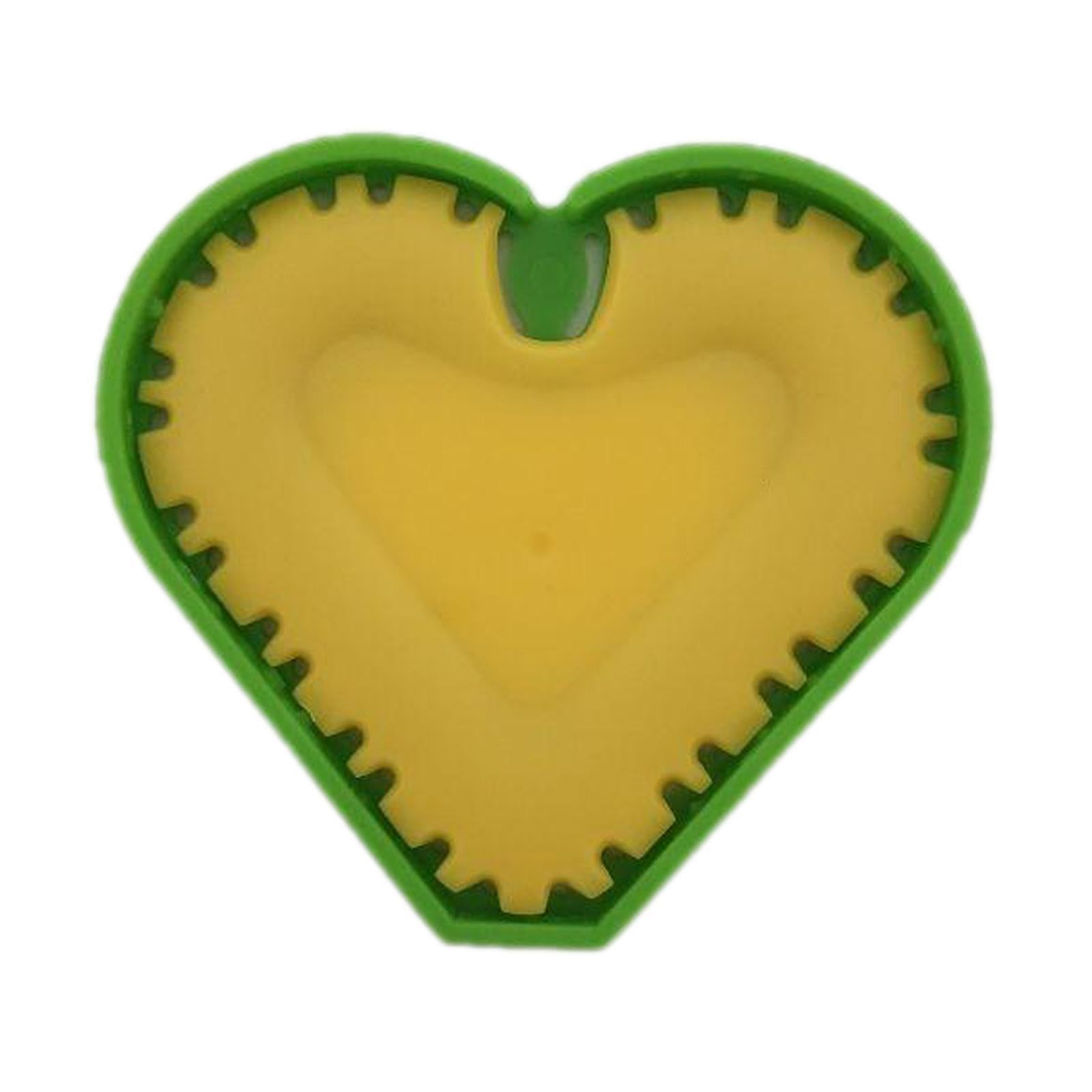 Craft Plastic Fabric Flowers Heart Maker Clothing Embellishment Notions Heart_S