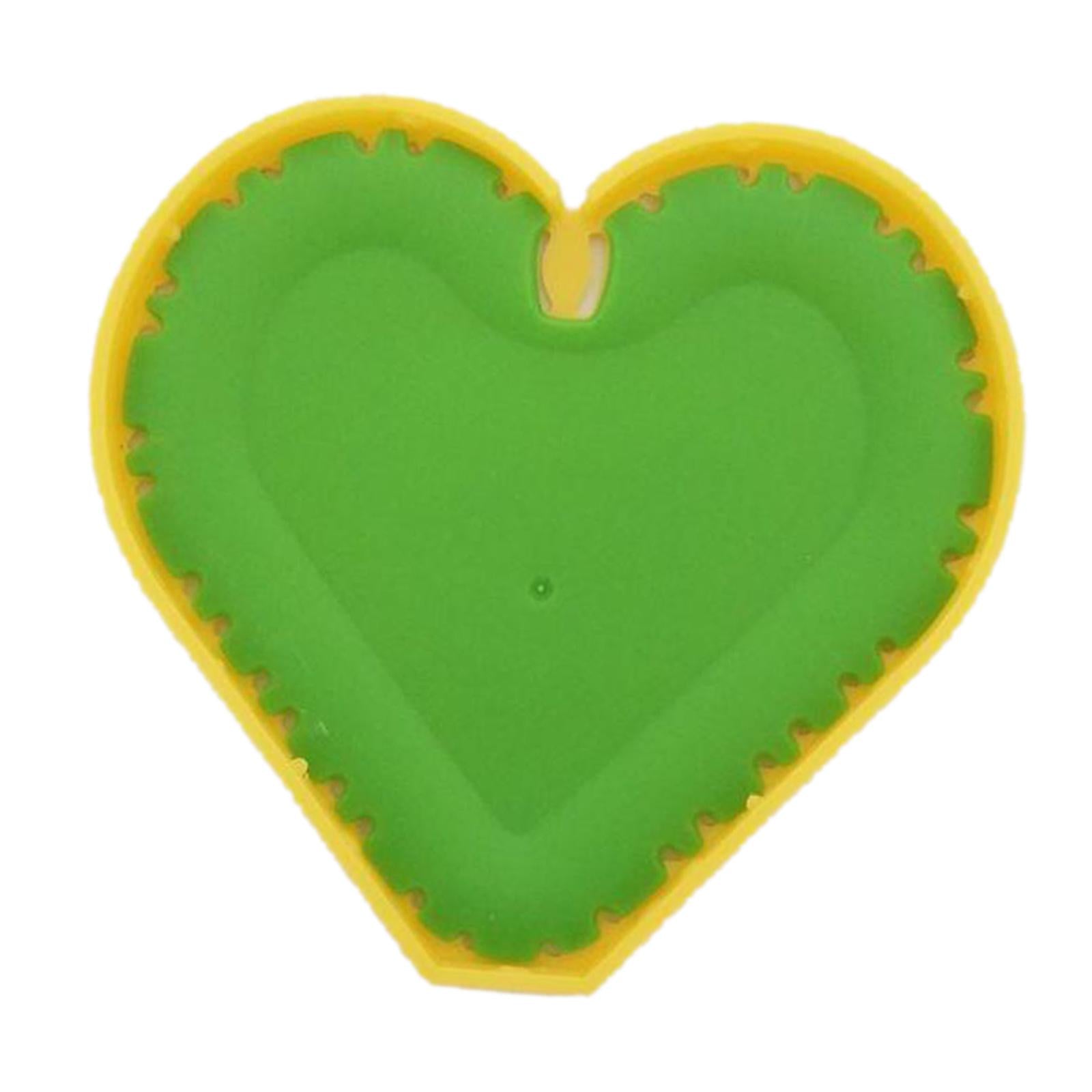 Craft Plastic Fabric Flowers Heart Maker Clothing Embellishment Notions Heart_L