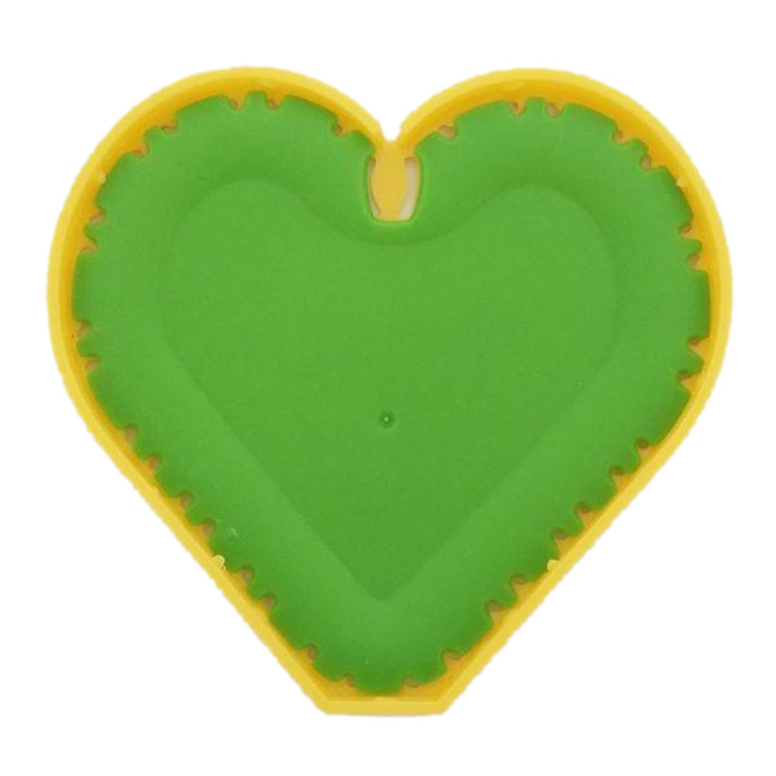 Craft Plastic Fabric Flowers Heart Maker Clothing Embellishment Notions Heart_L