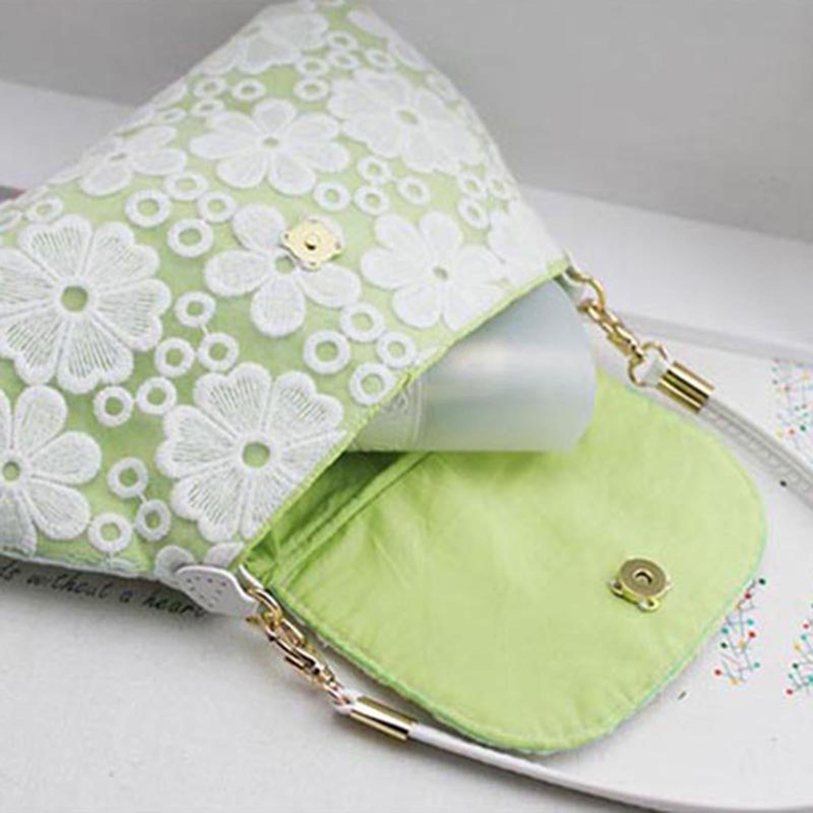 DIY Knitting Crochet Bags Strap D Ring Connector Pad  6pcs black