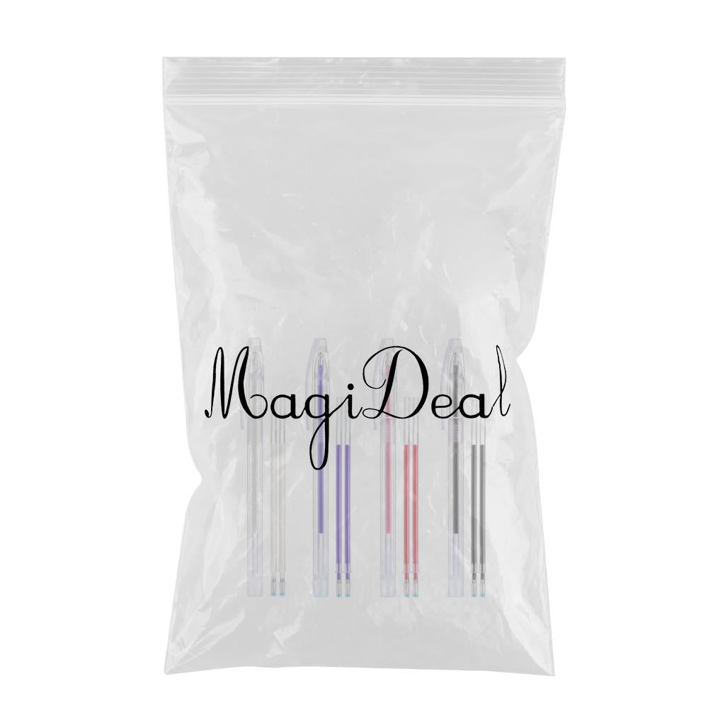 Fabric Marker Pen, 1 Set Heat Erasable Fabric Marking Pens 4Color 3Pcs