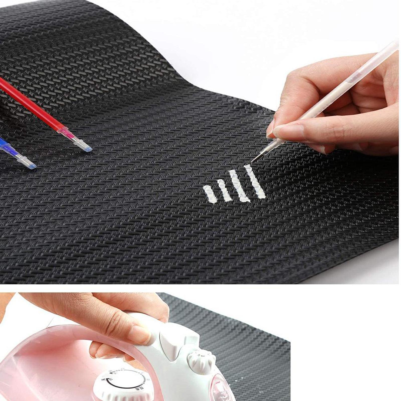 Fabric Marker Pen, 1 Set Heat Erasable Fabric Marking Pens 4Color 3Pcs