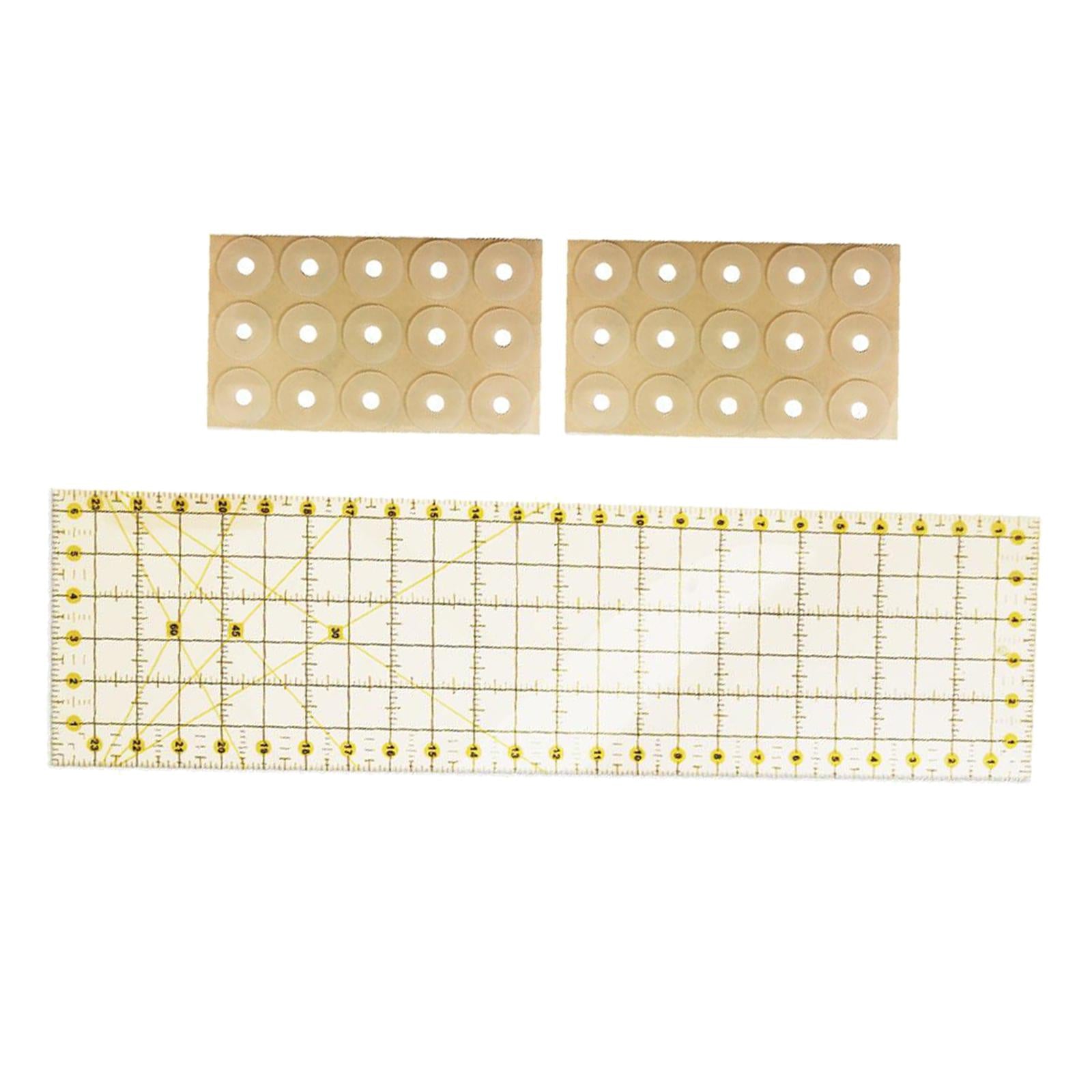 Transparent Acrylic Rectangle Quilting Ruler Easy Patchwork Tool 6.5x24in