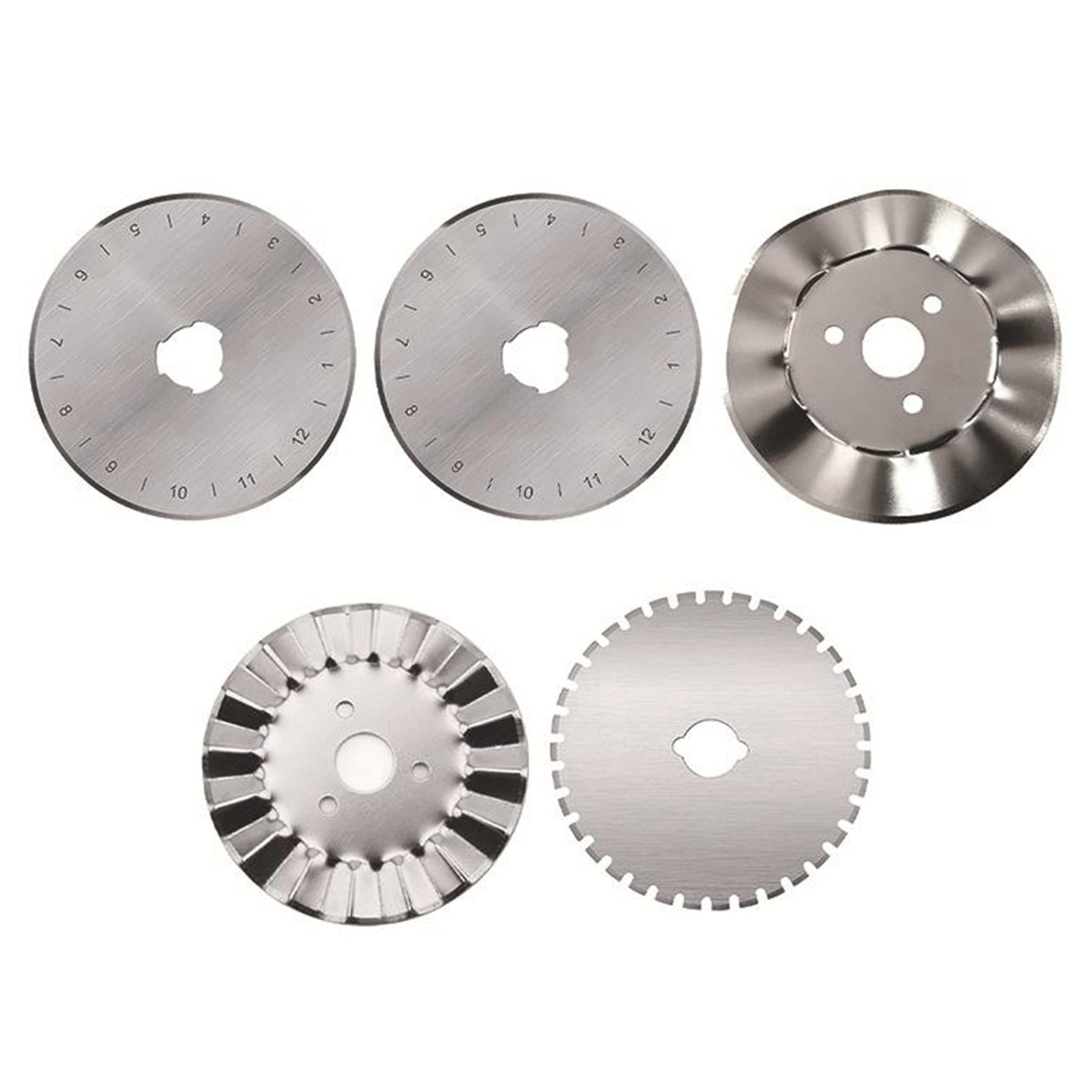 45mm Round Rotary Trimmer Blades Kit for Fabric Leather Sharp 5Pcs 01