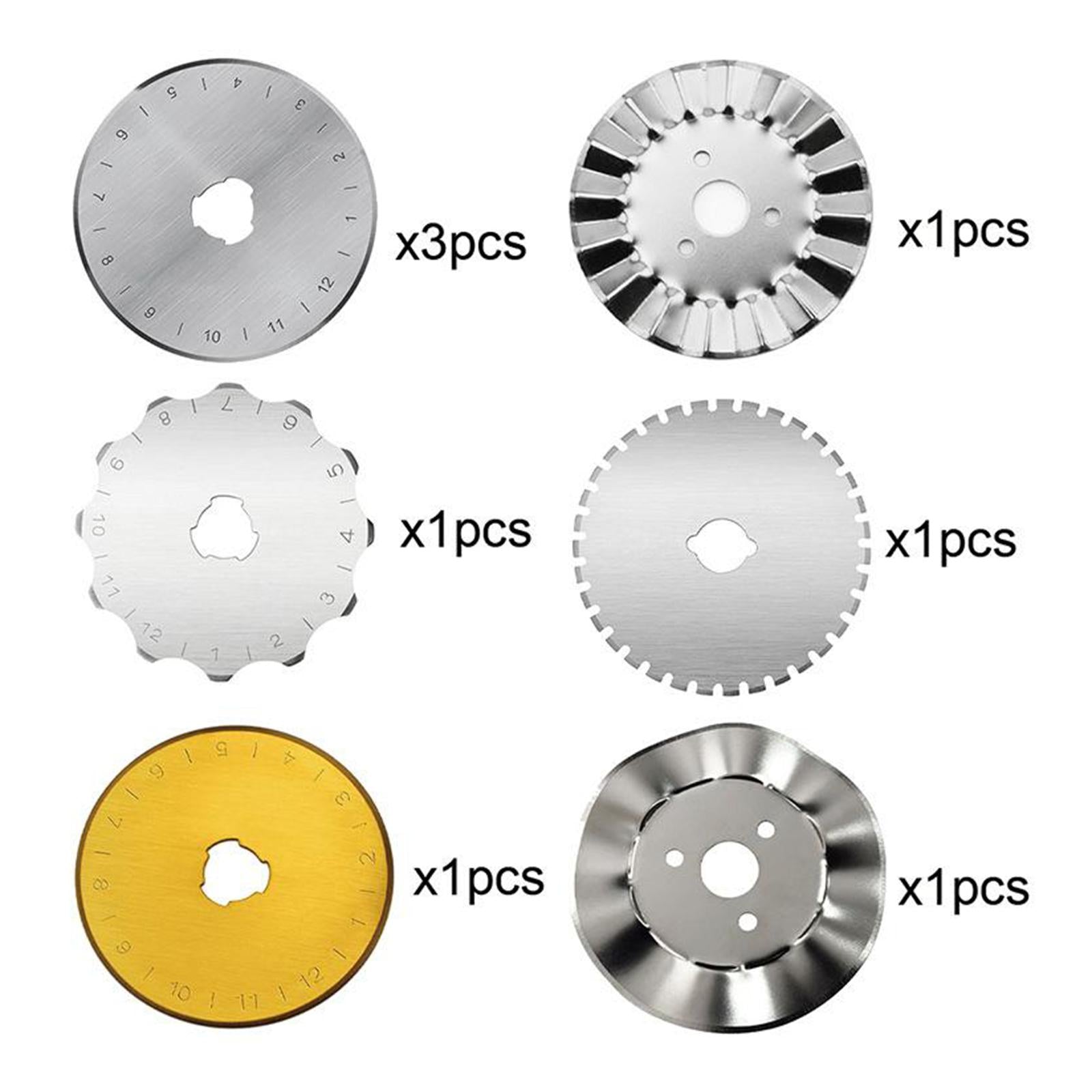45mm Round Rotary Trimmer Blades Kit for Fabric Leather Sharp 8Pcs