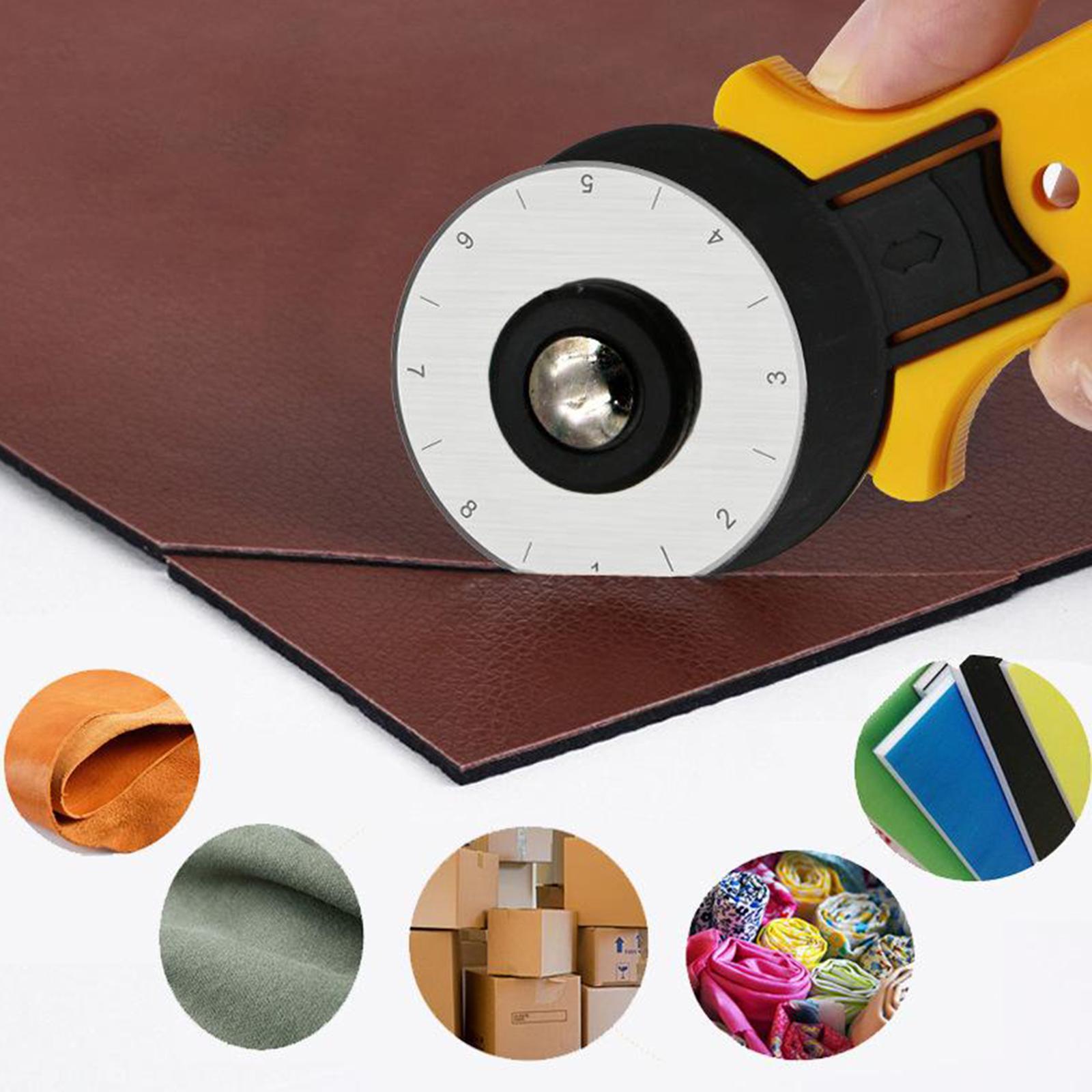 45mm Round Rotary Trimmer Blades Kit for Fabric Leather Sharp 8Pcs