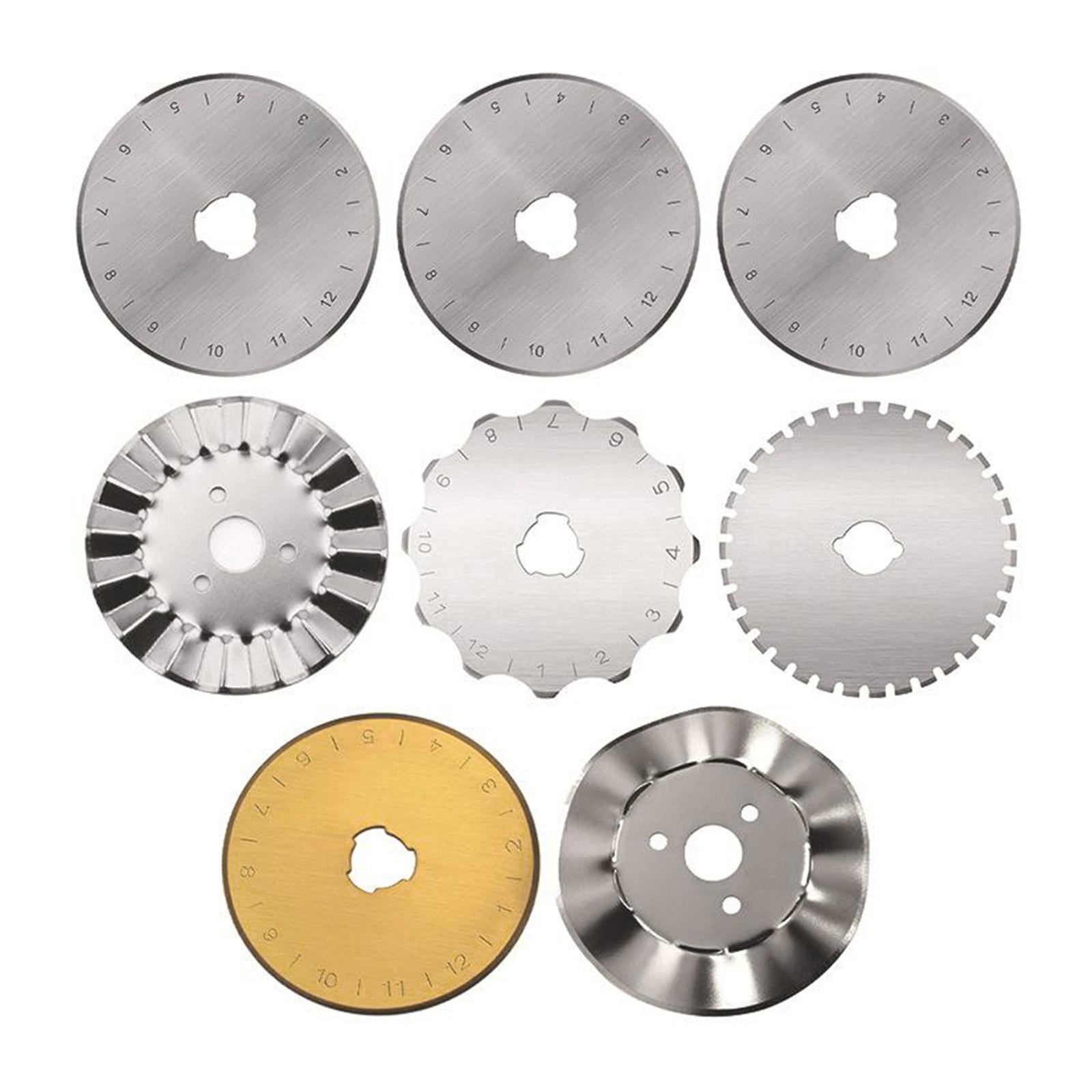 45mm Round Rotary Trimmer Blades Kit for Fabric Leather Sharp 8Pcs