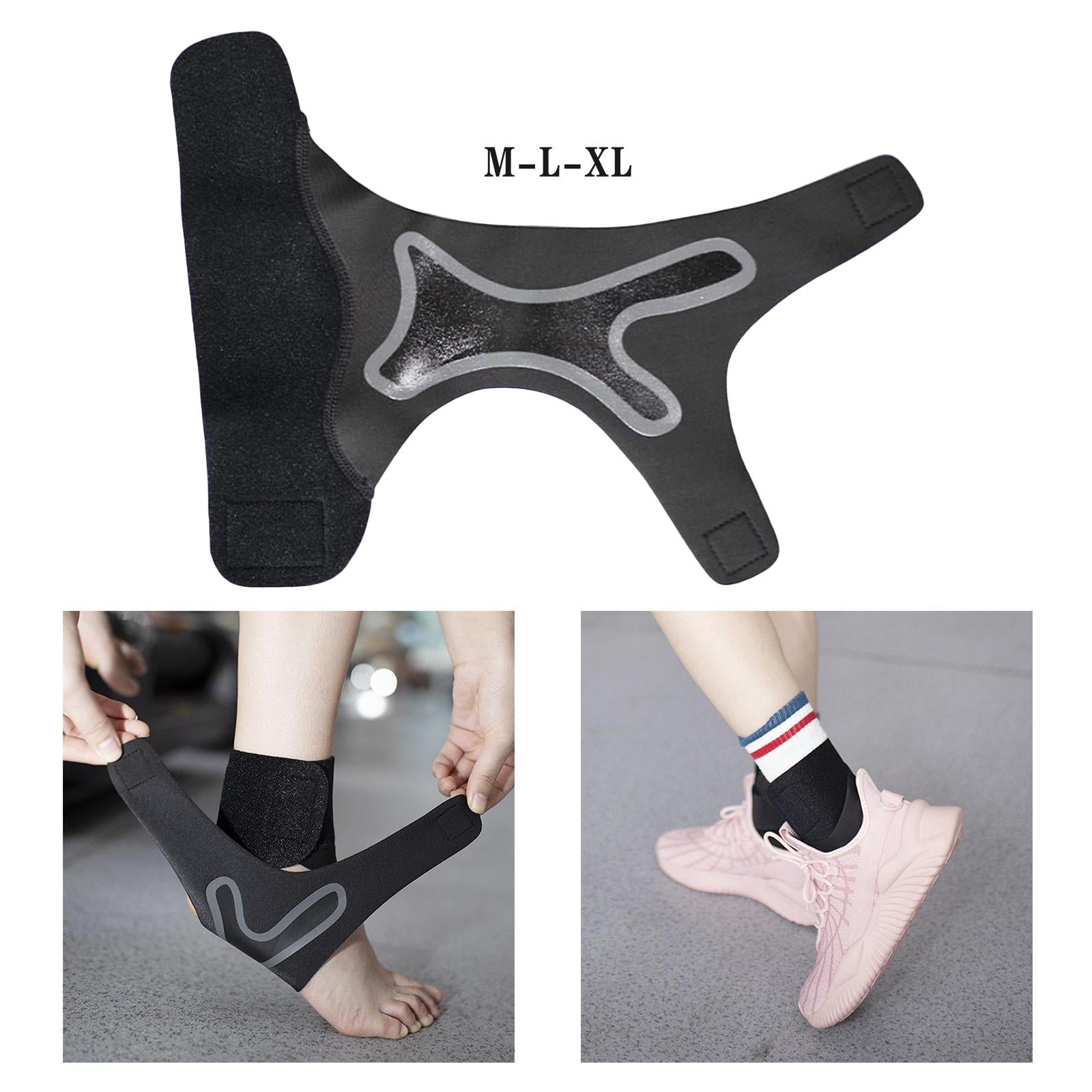 Foot Ankle Support Brace Strap Compression Bandage Basketball Protector M