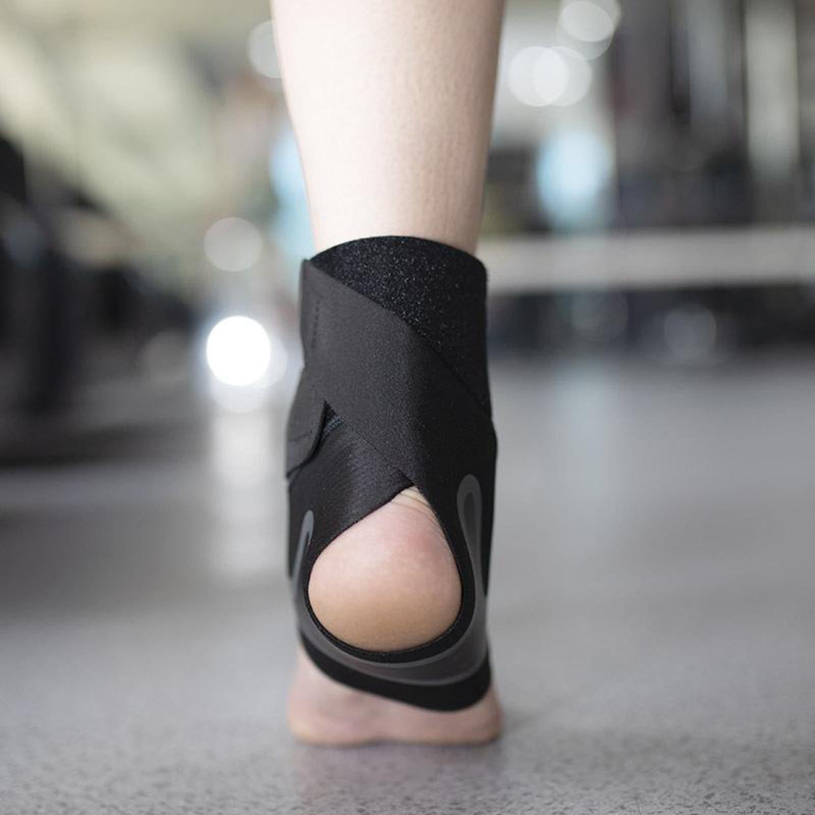 Foot Ankle Support Brace Strap Compression Bandage Basketball Protector XL