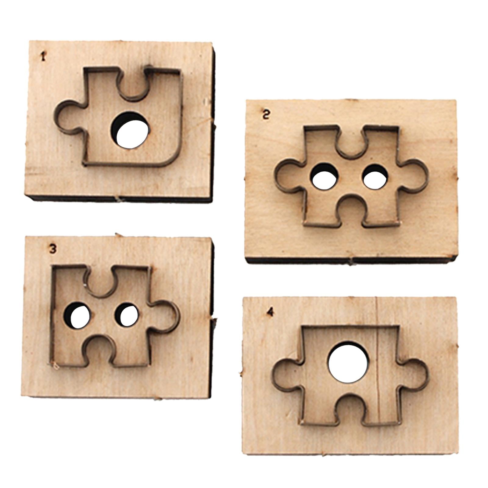 4Pcs Japan Steel Blade Rule Die Cut Jigsaw Embossing Cutting Mold DIY Cutter