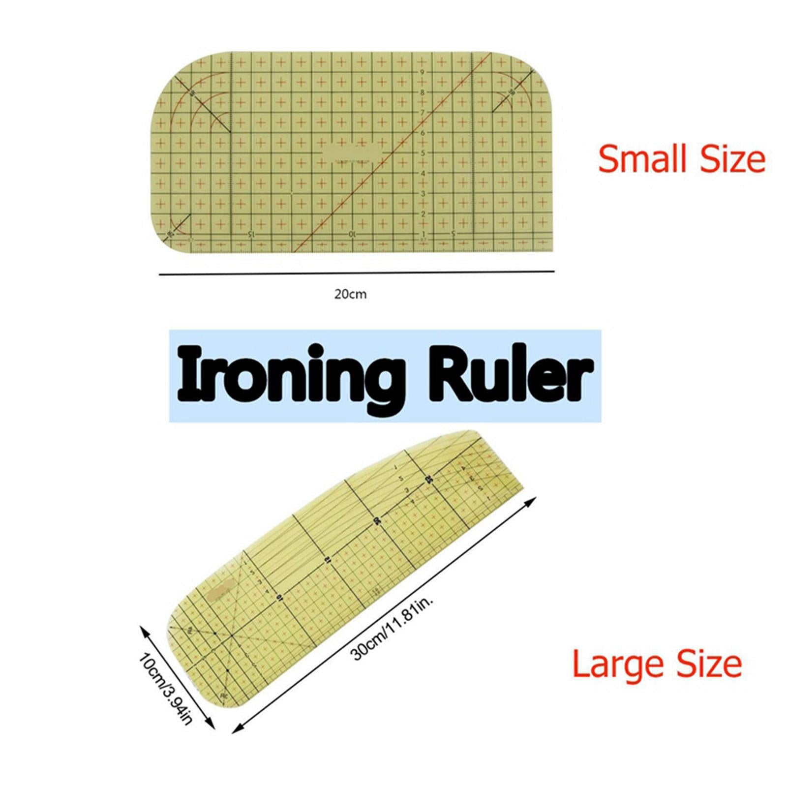 Hot Ironing Ruler Patchwork Clothes Fabric Crafts DIY Sewing Measuring Hand