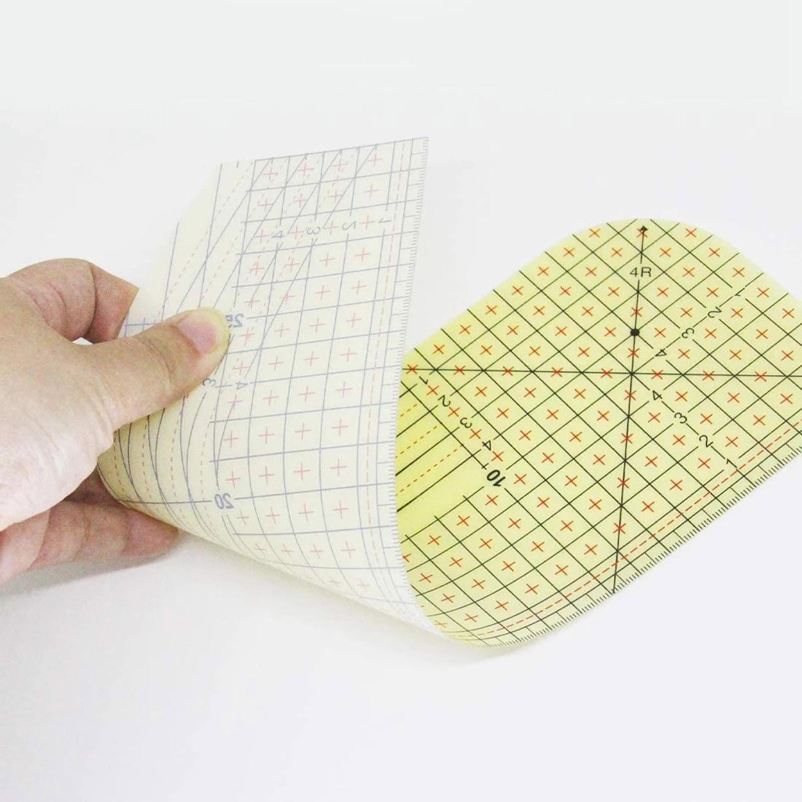 Hot Ironing Ruler Patchwork Clothes Fabric Crafts DIY Sewing Measuring Hand