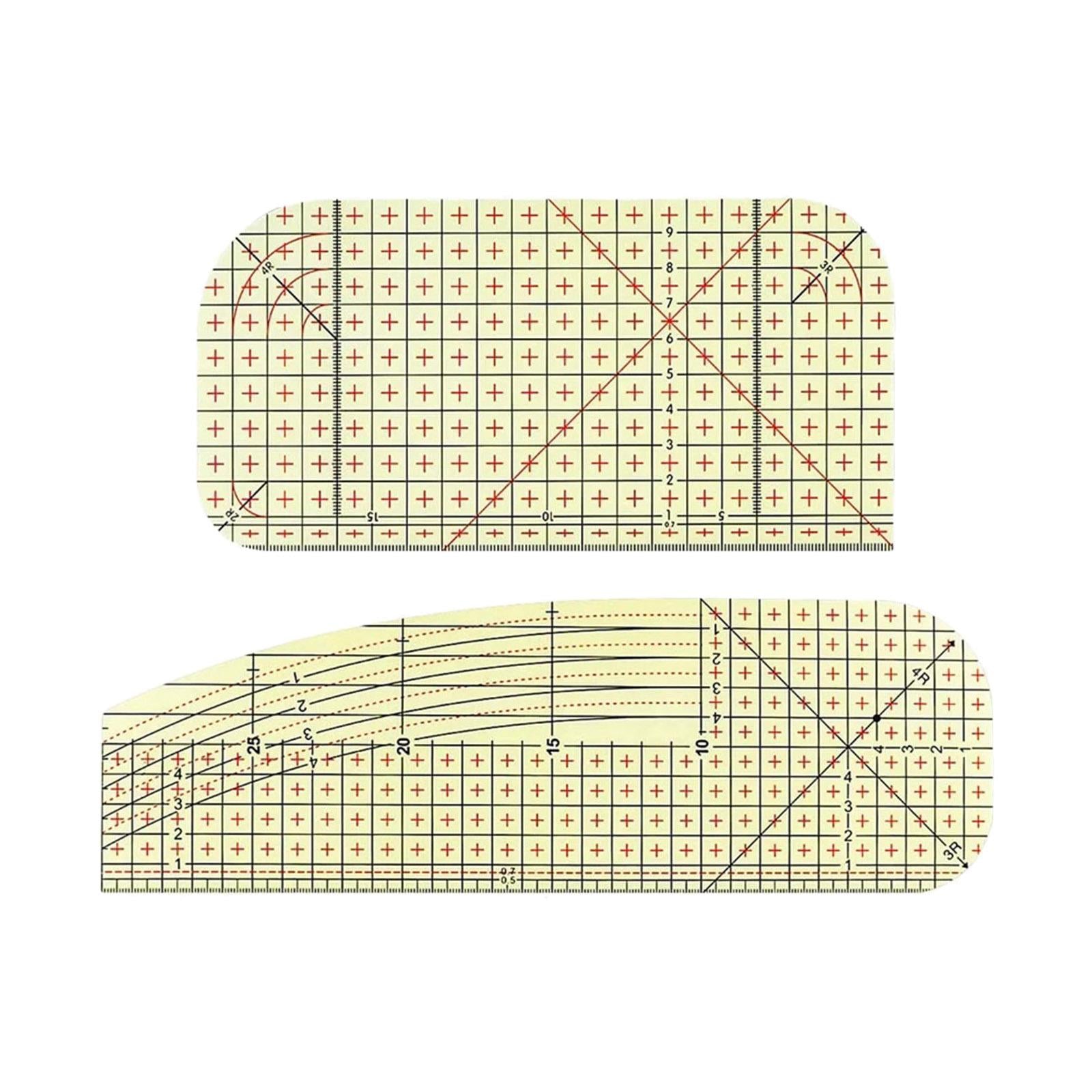 Hot Ironing Ruler Patchwork Clothes Fabric Crafts DIY Sewing Measuring Hand