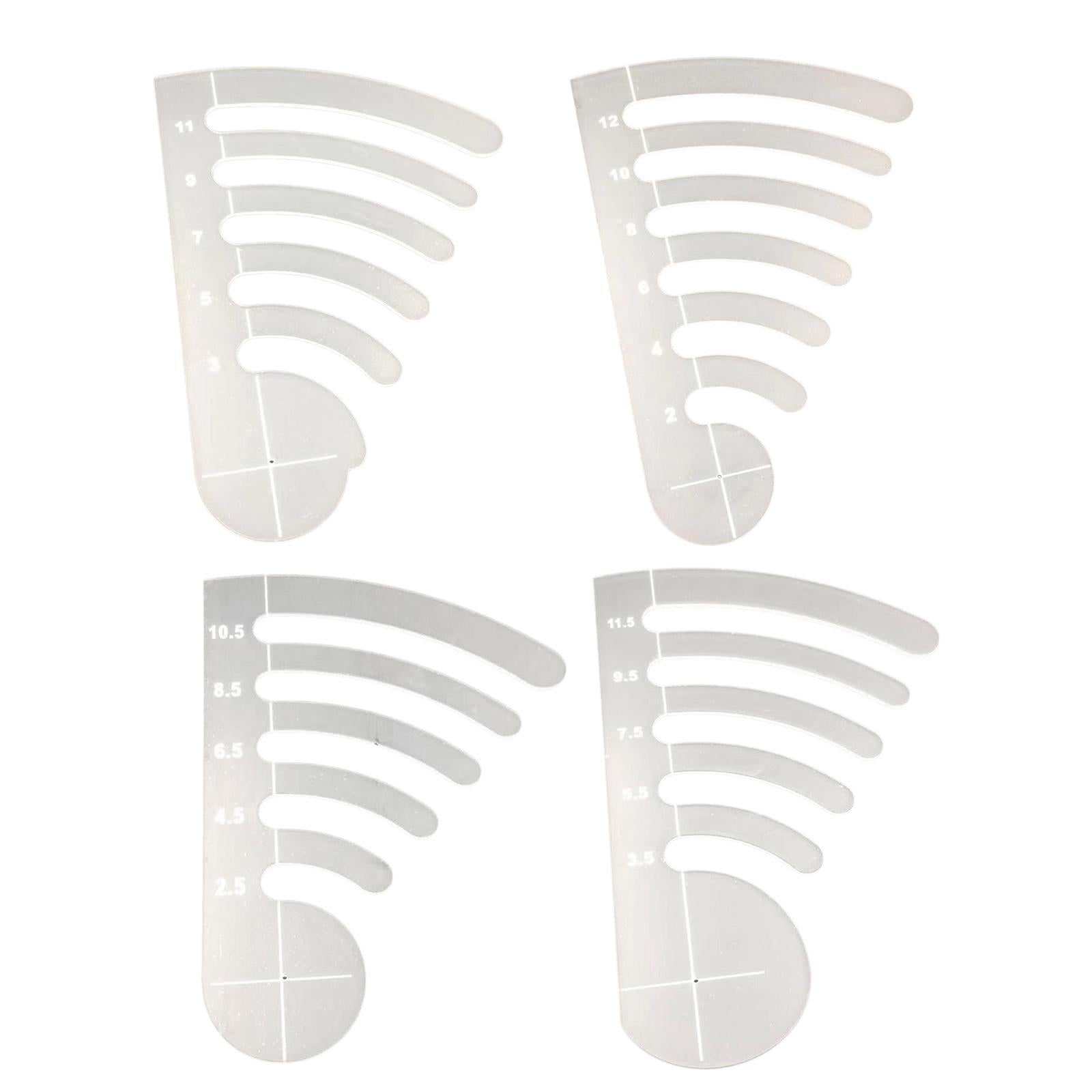 Quilting Template Patchwork DIY Sewing Cutting Ruler Accessories 3-11