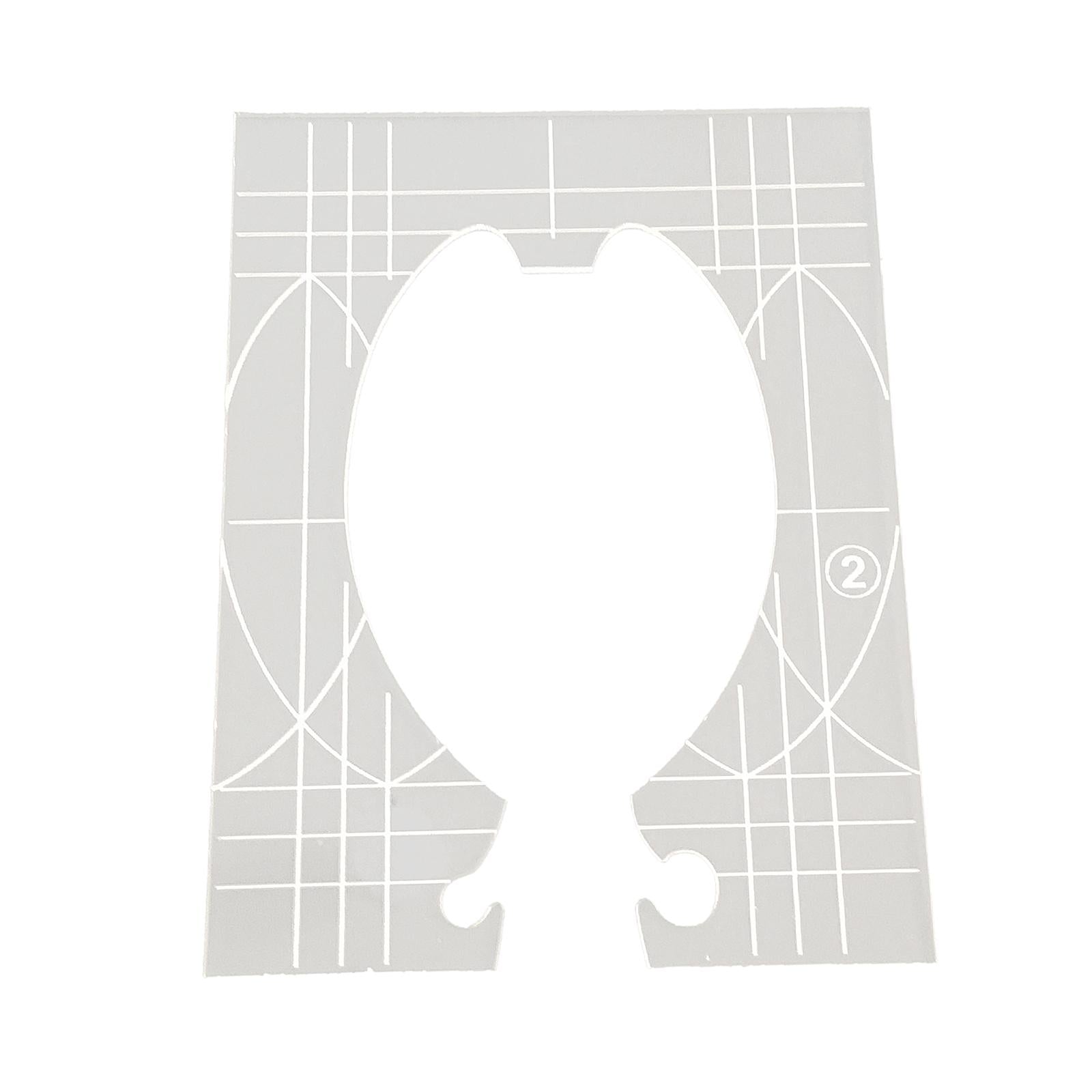 Portable Quilting Template Acrylic Ruler Home Sewing Frame Machine Style 2