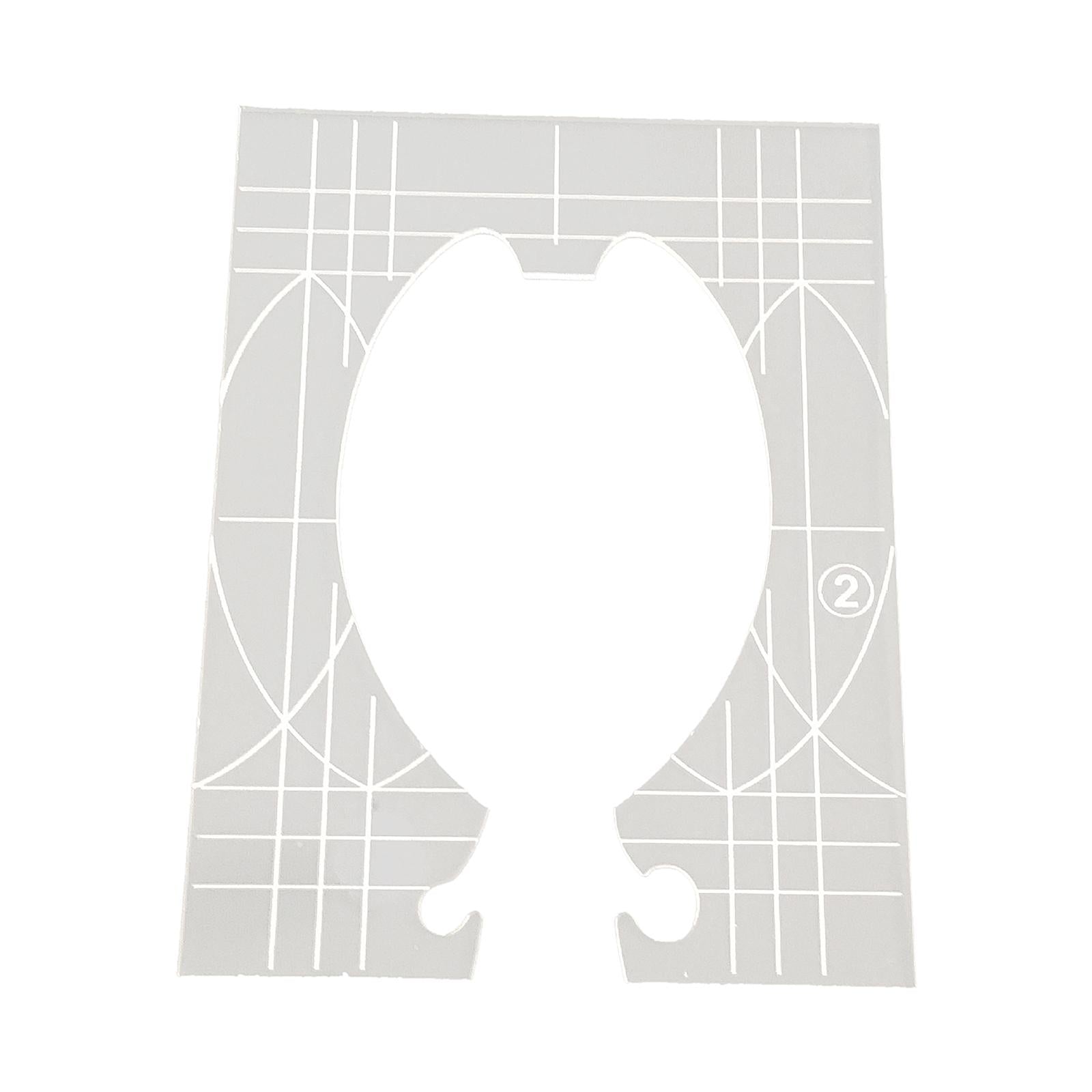 Portable Quilting Template Acrylic Ruler Home Sewing Frame Machine Style 2