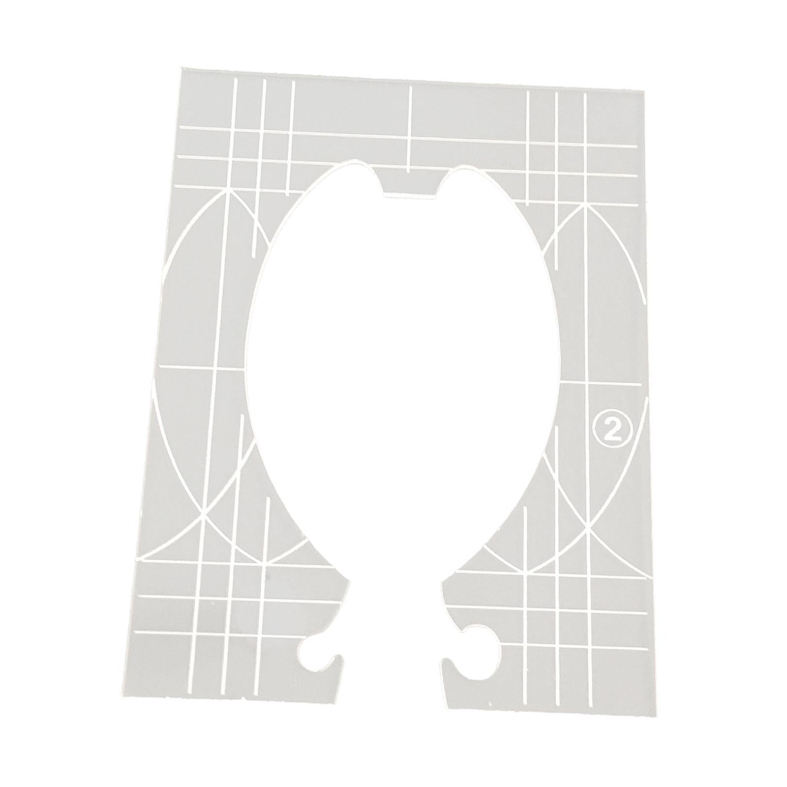 Portable Quilting Template Acrylic Ruler Home Sewing Frame Machine Style 2
