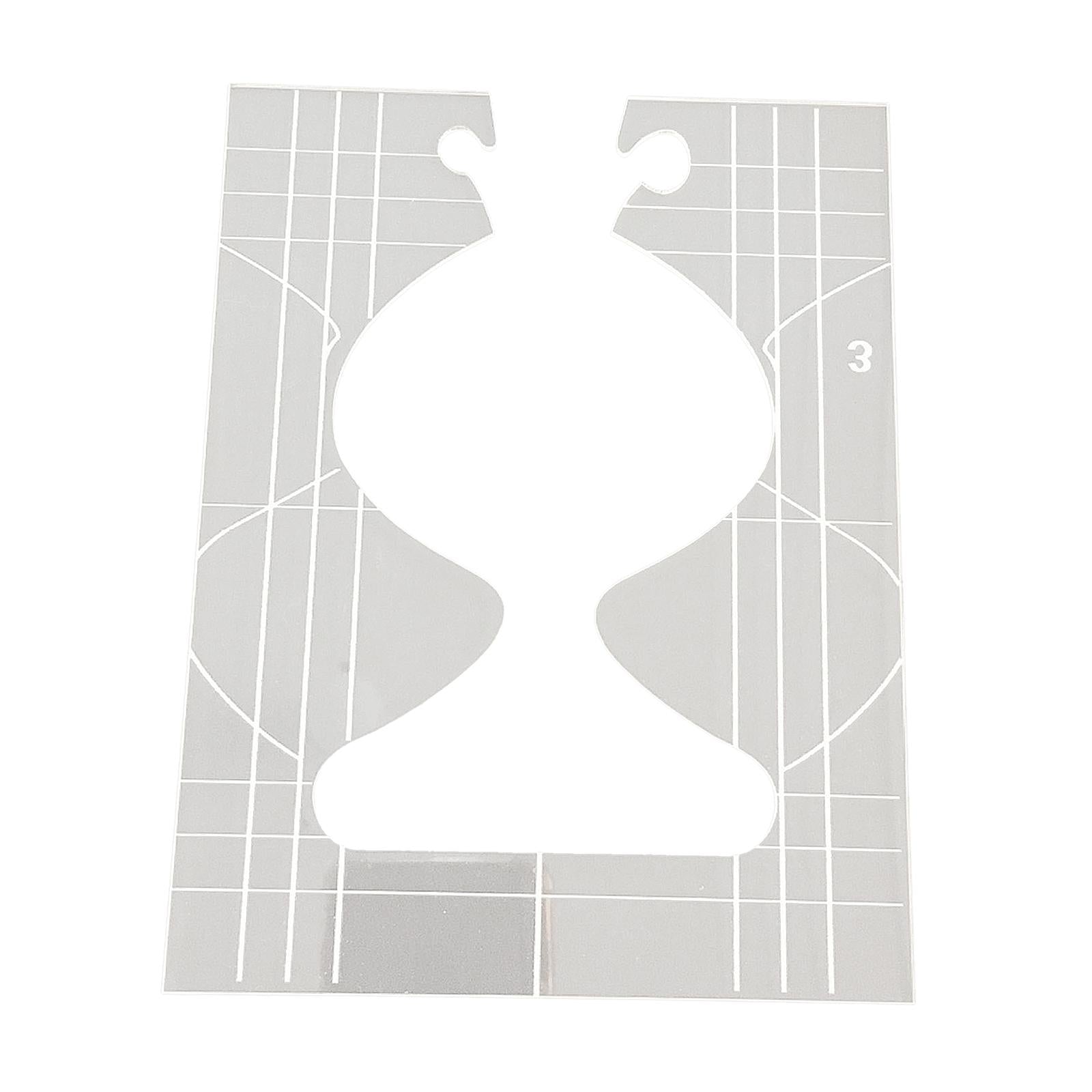 Portable Quilting Template Acrylic Ruler Home Sewing Frame Machine Style 3