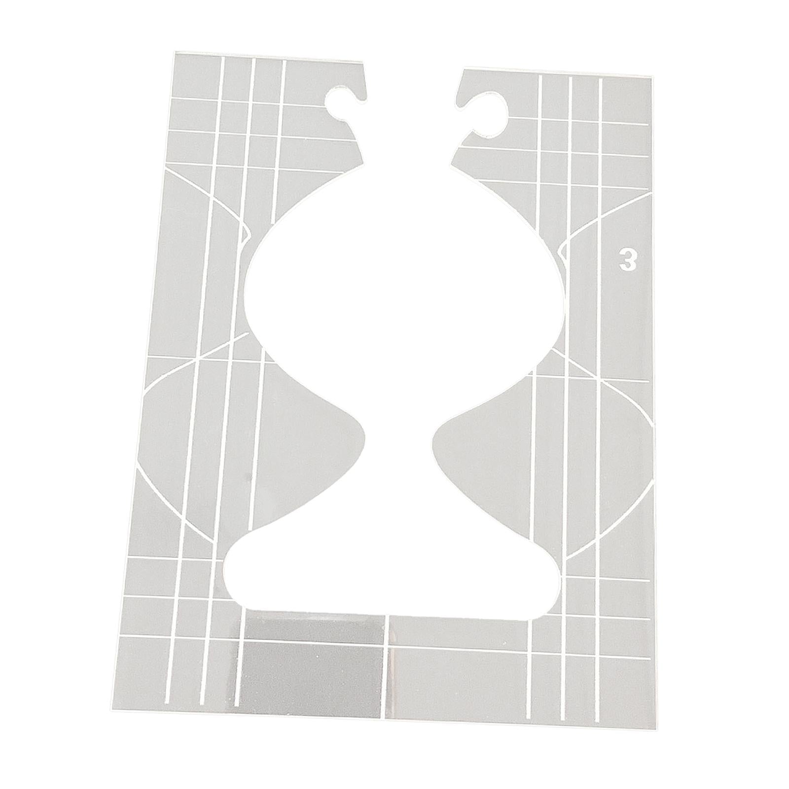 Portable Quilting Template Acrylic Ruler Home Sewing Frame Machine Style 3