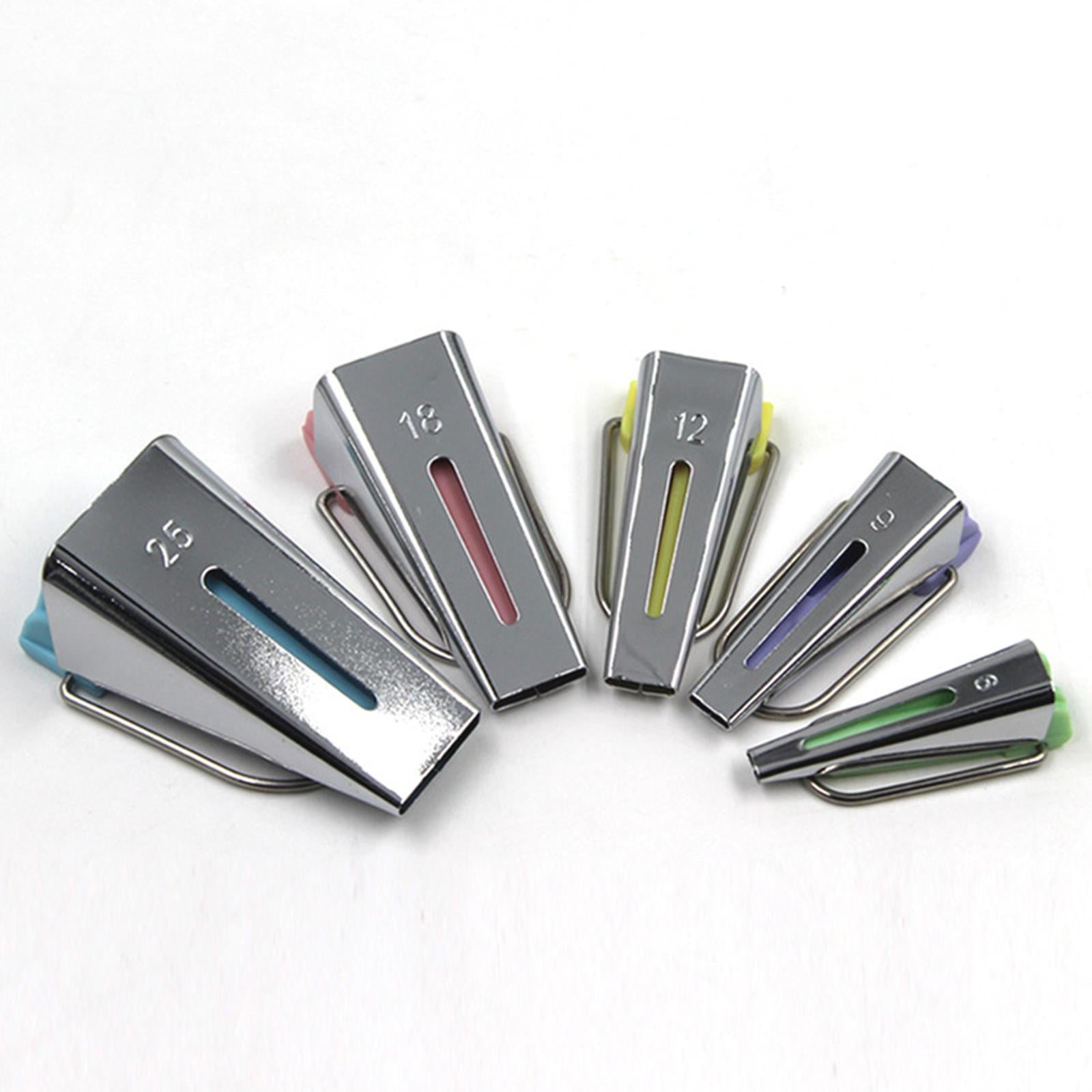 5Pcs Fabric Bias Tape Maker Binding Tool Sewing Tool 6mm 9mm 12mm 18mm 25mm
