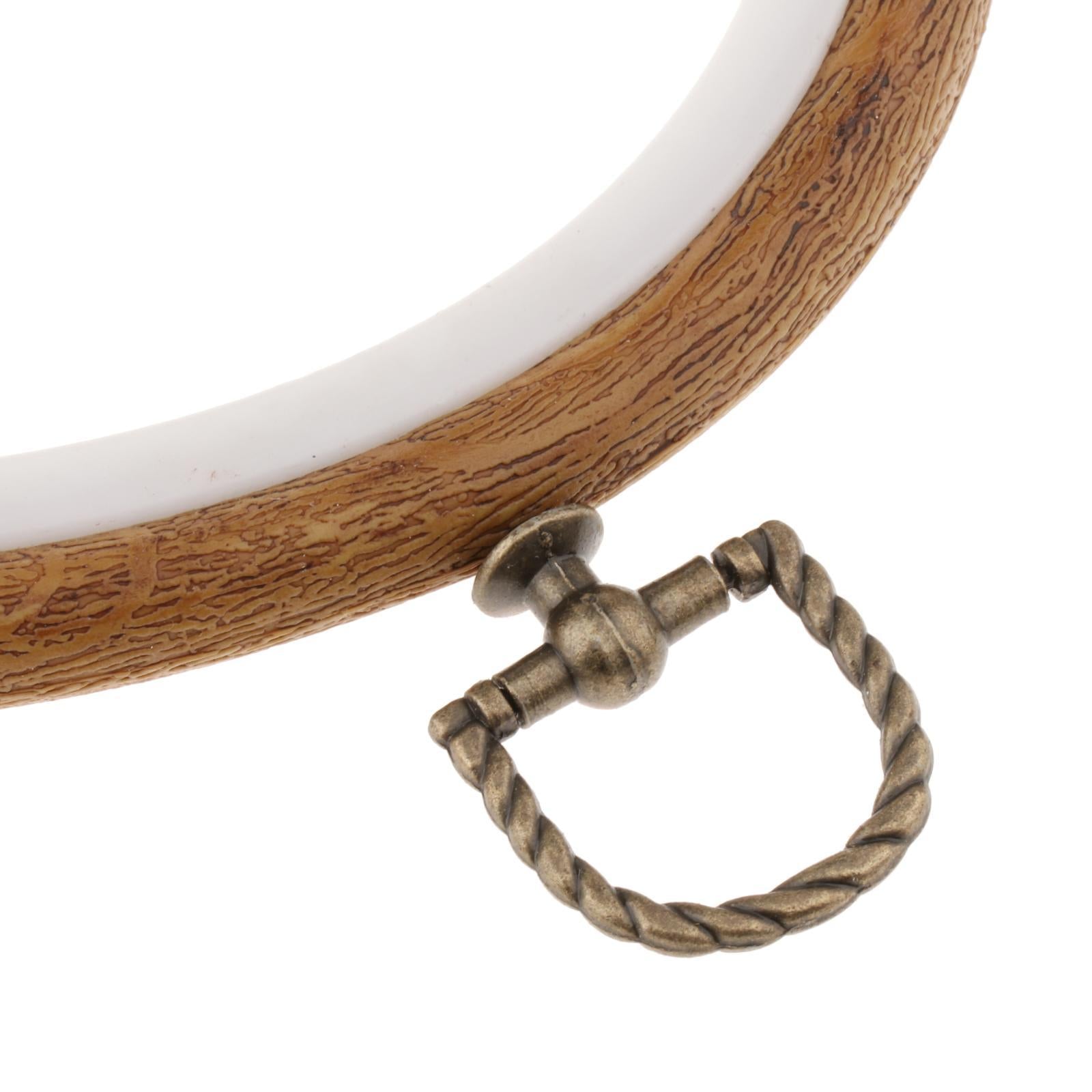 Embroidery Resin Hoops Oval Hanging Cross Stitch Hoop Frames 18x25cm