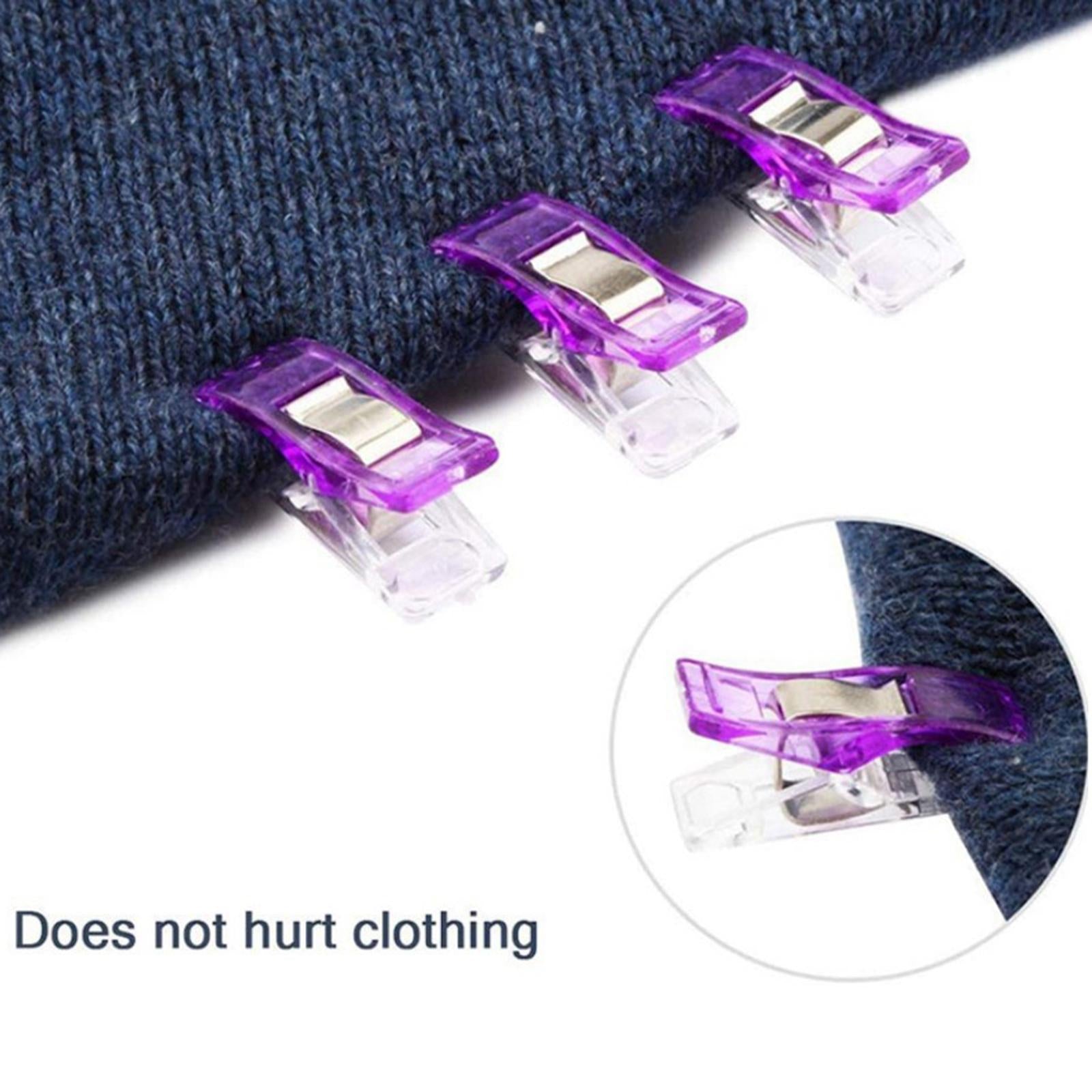 Plastic Sewing Clips for Fabric Quilting Craft Knitting Crochet 50pcs