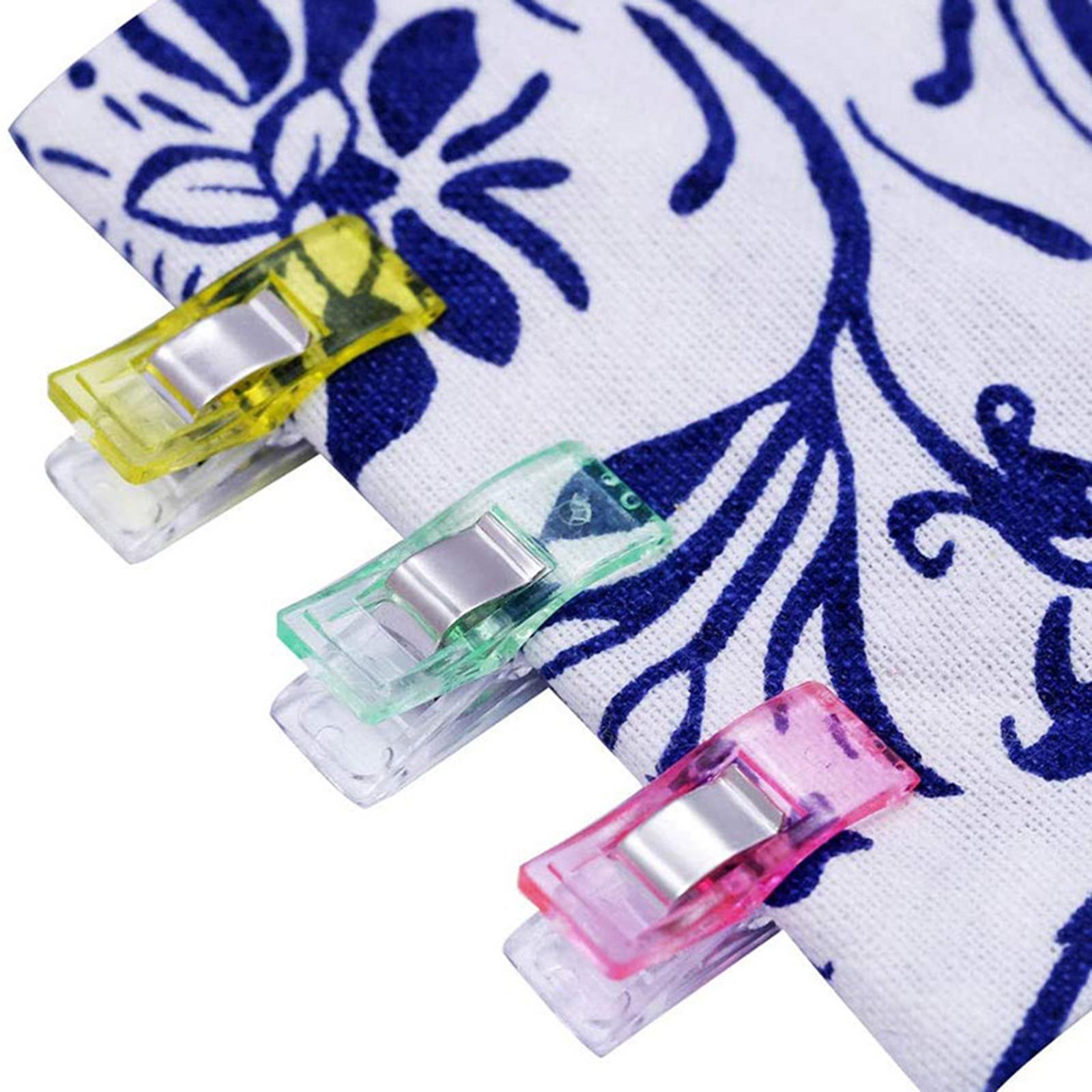 Plastic Sewing Clips for Fabric Quilting Craft Knitting Crochet 50pcs
