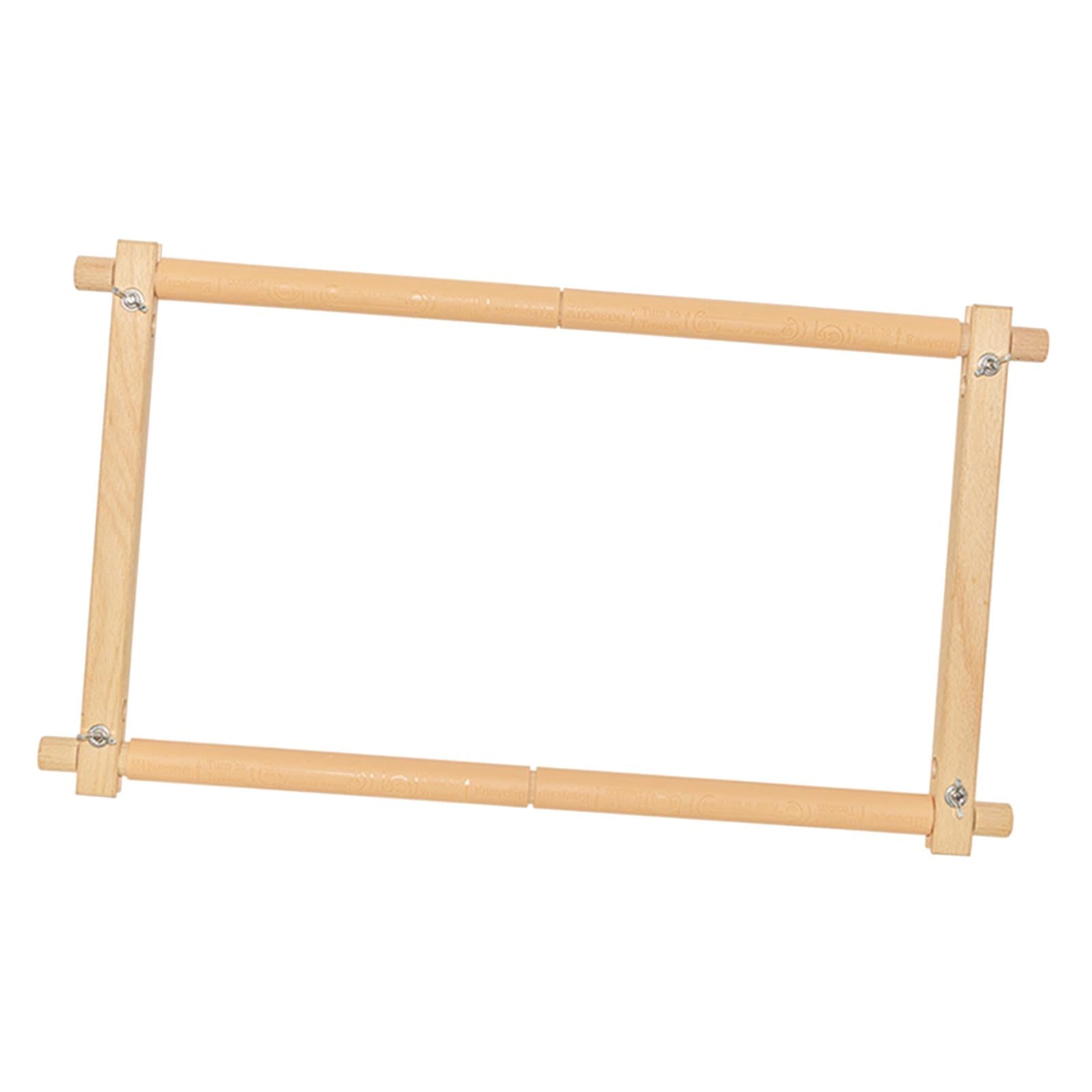 Wooden Tapestry Scroll Embroidery Frame Cross Stitch DIY Craft Sewing Tool