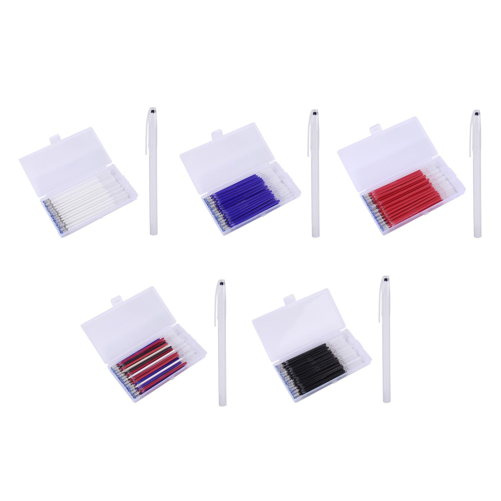 40pcs Heat Erasable Pens Refills for Quilting Sewing Dressmaking Black