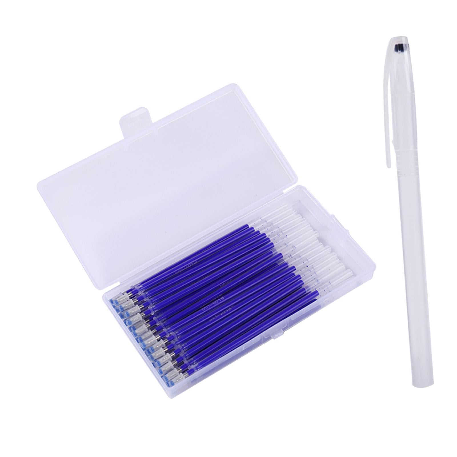 40pcs Heat Erasable Pens Refills for Quilting Sewing Dressmaking Blue