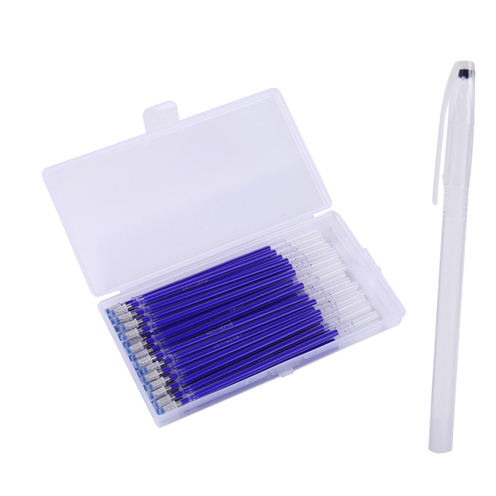 40pcs Heat Erasable Pens Refills for Quilting Sewing Dressmaking Blue