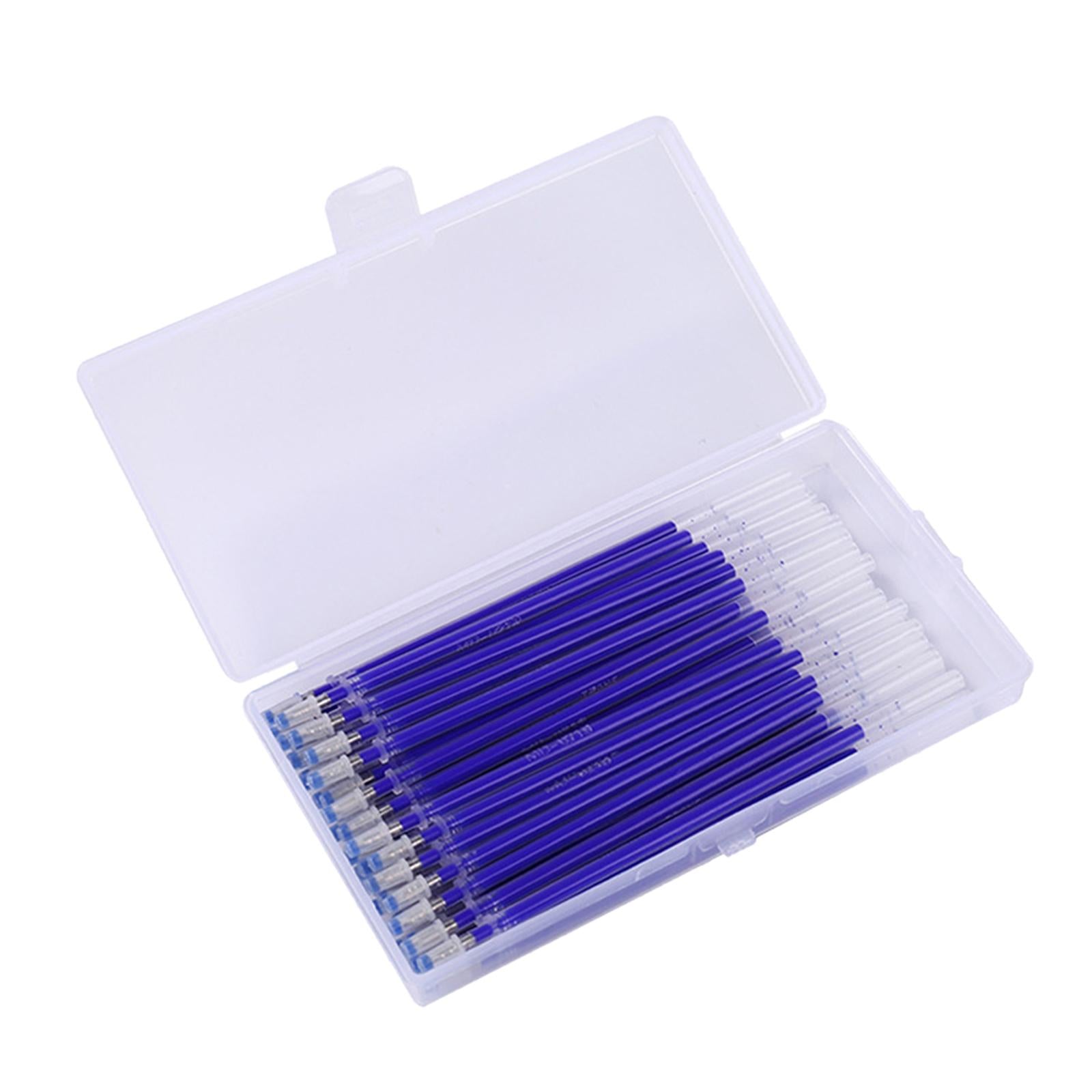 40pcs Heat Erasable Pens Refills for Quilting Sewing Dressmaking Blue