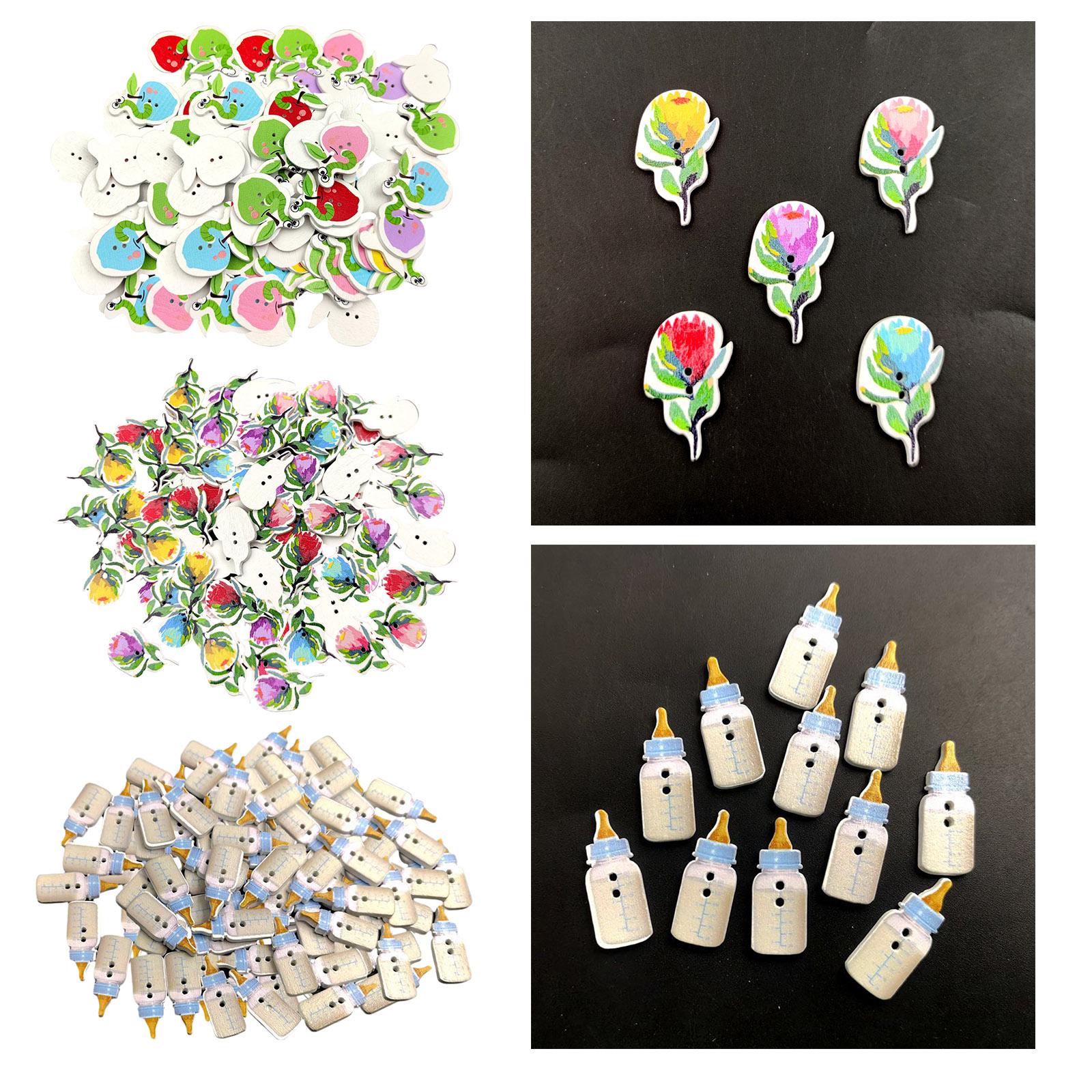 Scrapbooking Sewing Buttons for Knitting Crocheting Craft Flower