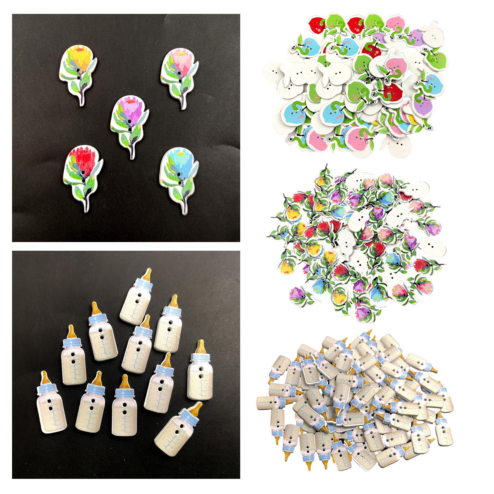 Scrapbooking Sewing Buttons for Knitting Crocheting Craft Flower