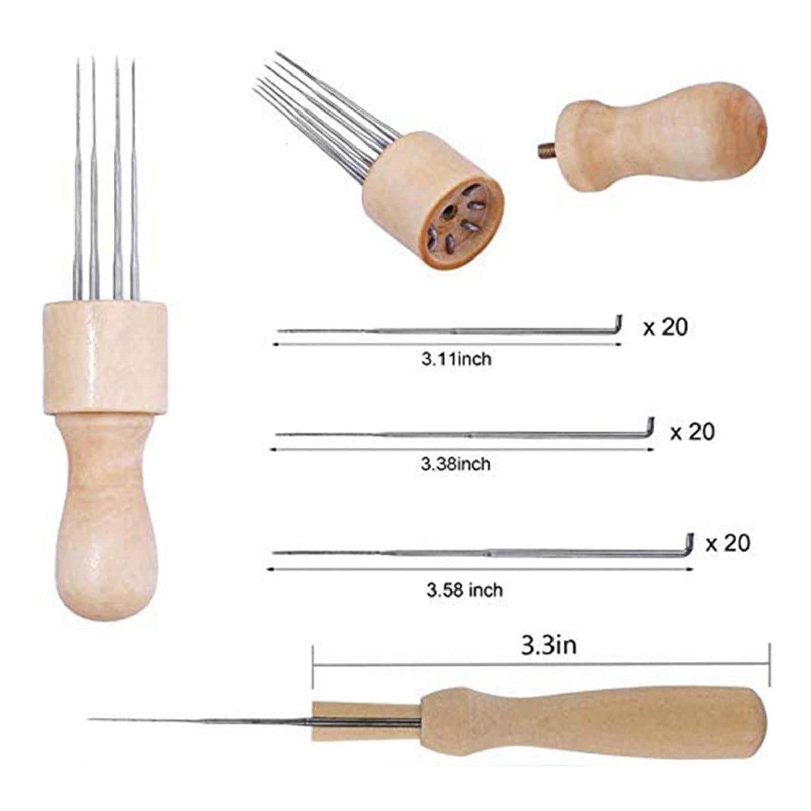 Needle Felting Kits Wool Felt Needles Professionals Grip Finger Cot Tools