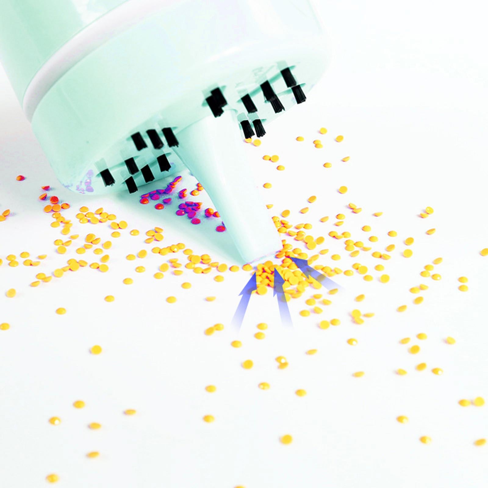 Diamond Painting Cleaning Tool Crumb Drills Picker Vacuum Cleaner Tool Blue