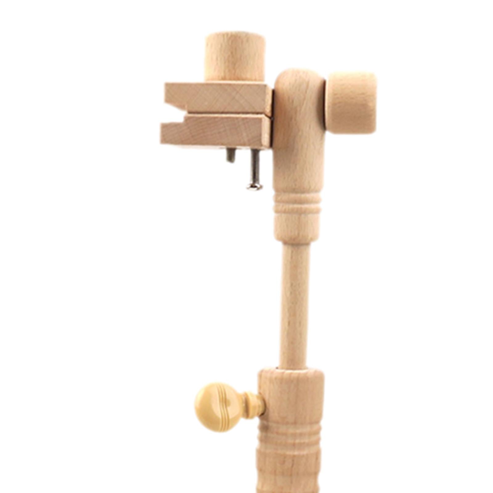Adjustable Wood Cross Stitch Rack Embroidery Lap Stand Hoop 29x49.5cm