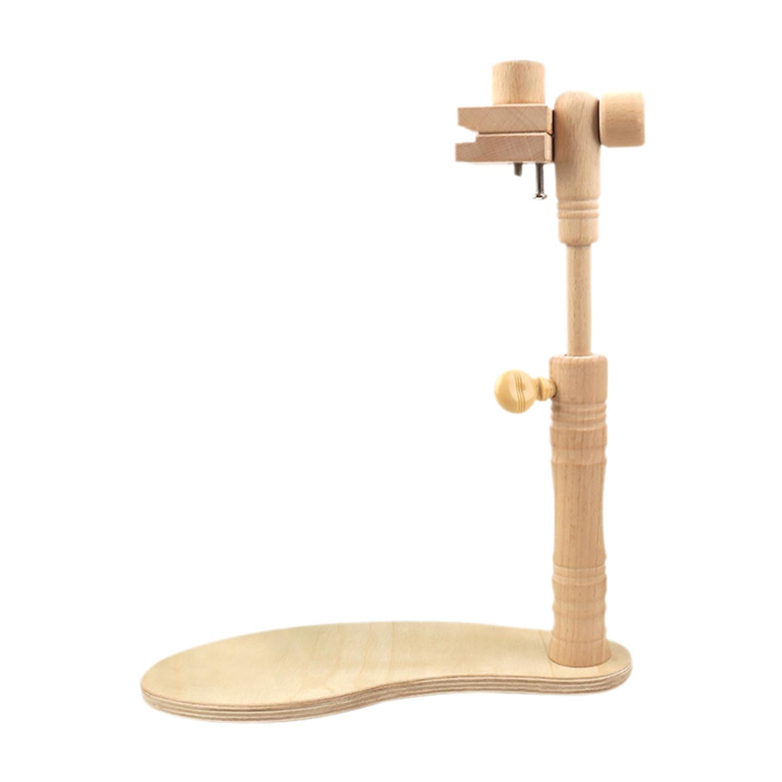 Adjustable Wood Cross Stitch Rack Embroidery Lap Stand Hoop 29x49.5cm