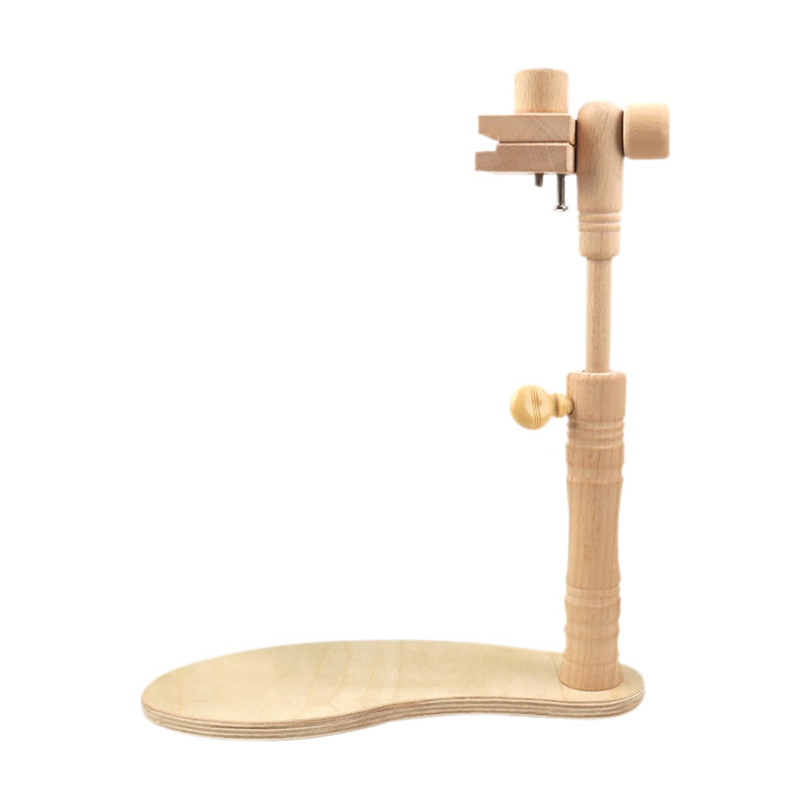 Adjustable Wood Cross Stitch Rack Embroidery Lap Stand Hoop 29x49.5cm