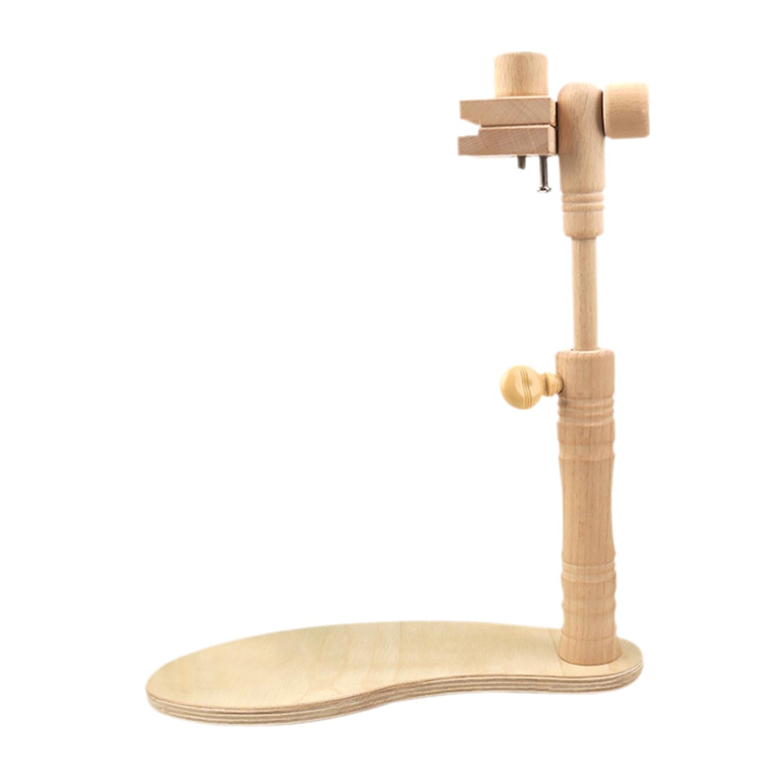 Adjustable Wood Cross Stitch Rack Embroidery Lap Stand Hoop 29x49.5cm