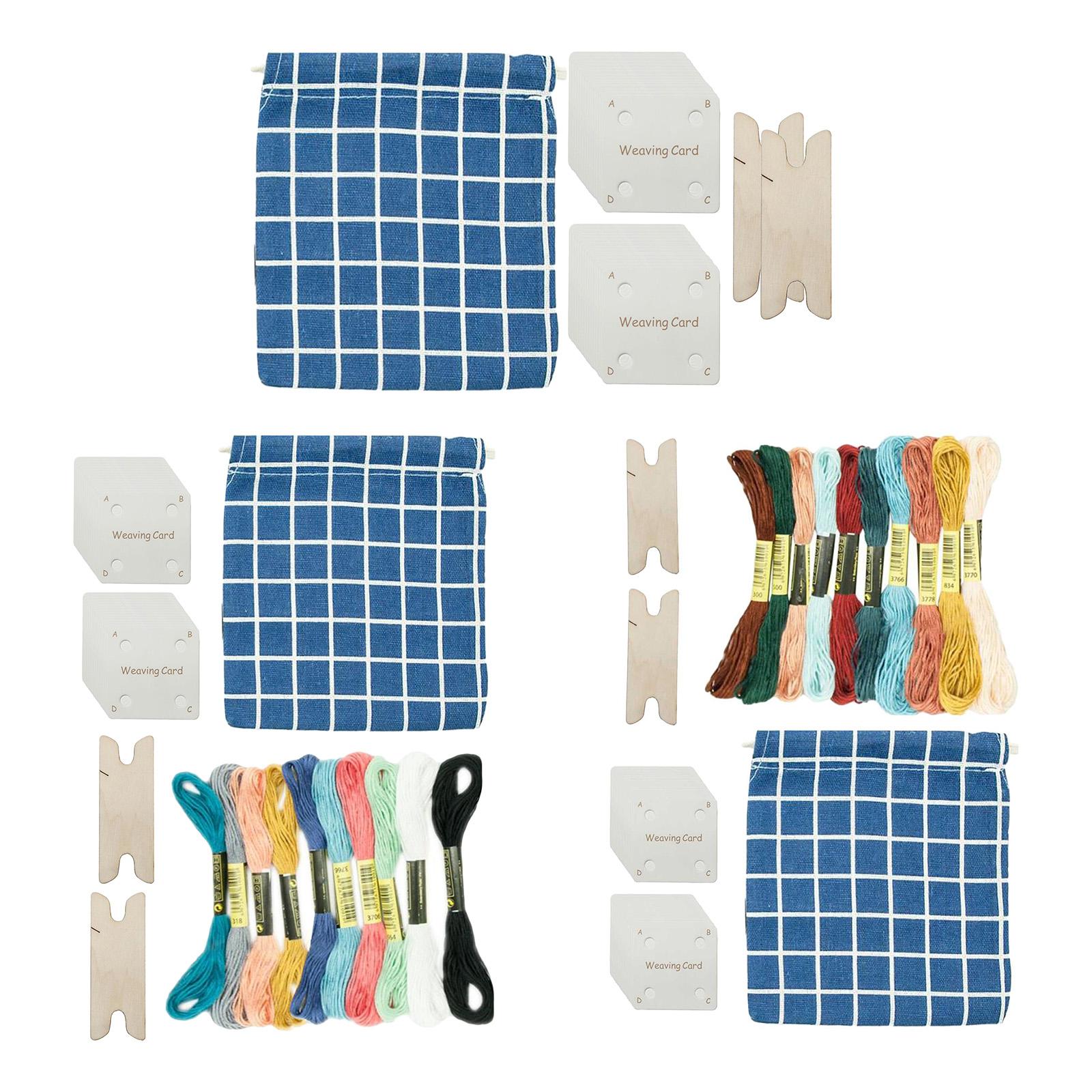 Handy Weaving Cards Tablet Set Smooth Surface for Loom or Inkle Loom DIY A