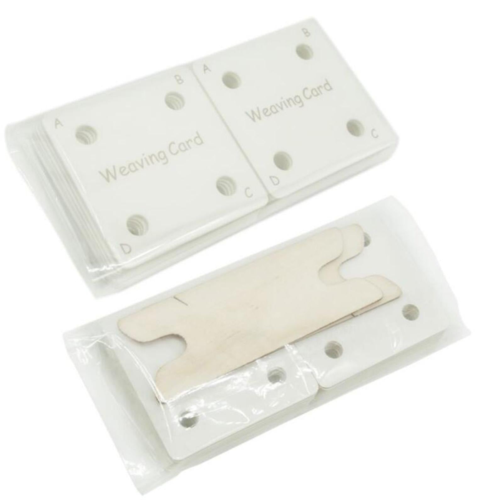 Handy Weaving Cards Tablet Set Smooth Surface for Loom or Inkle Loom DIY C