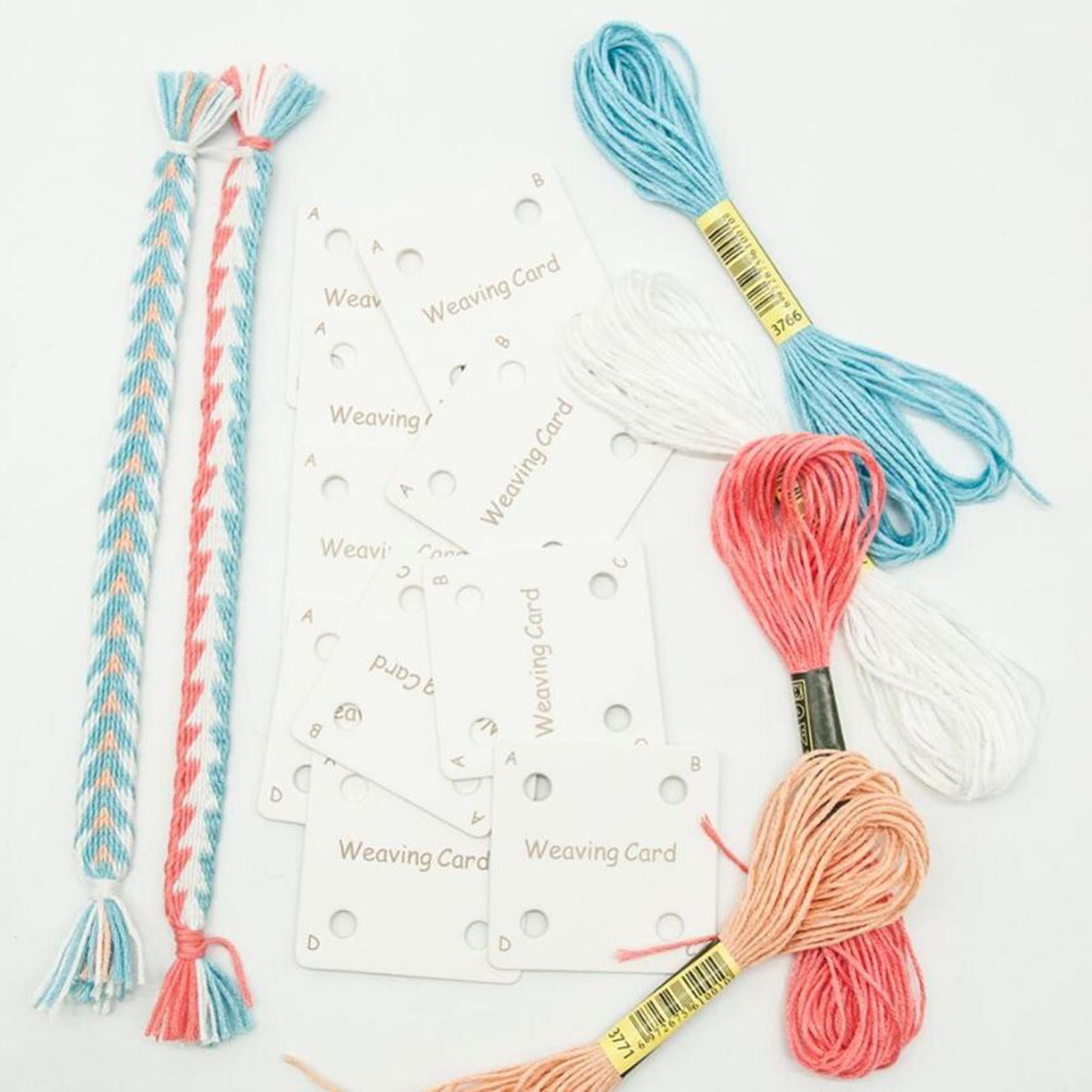 Handy Weaving Cards Tablet Set Smooth Surface for Loom or Inkle Loom DIY C