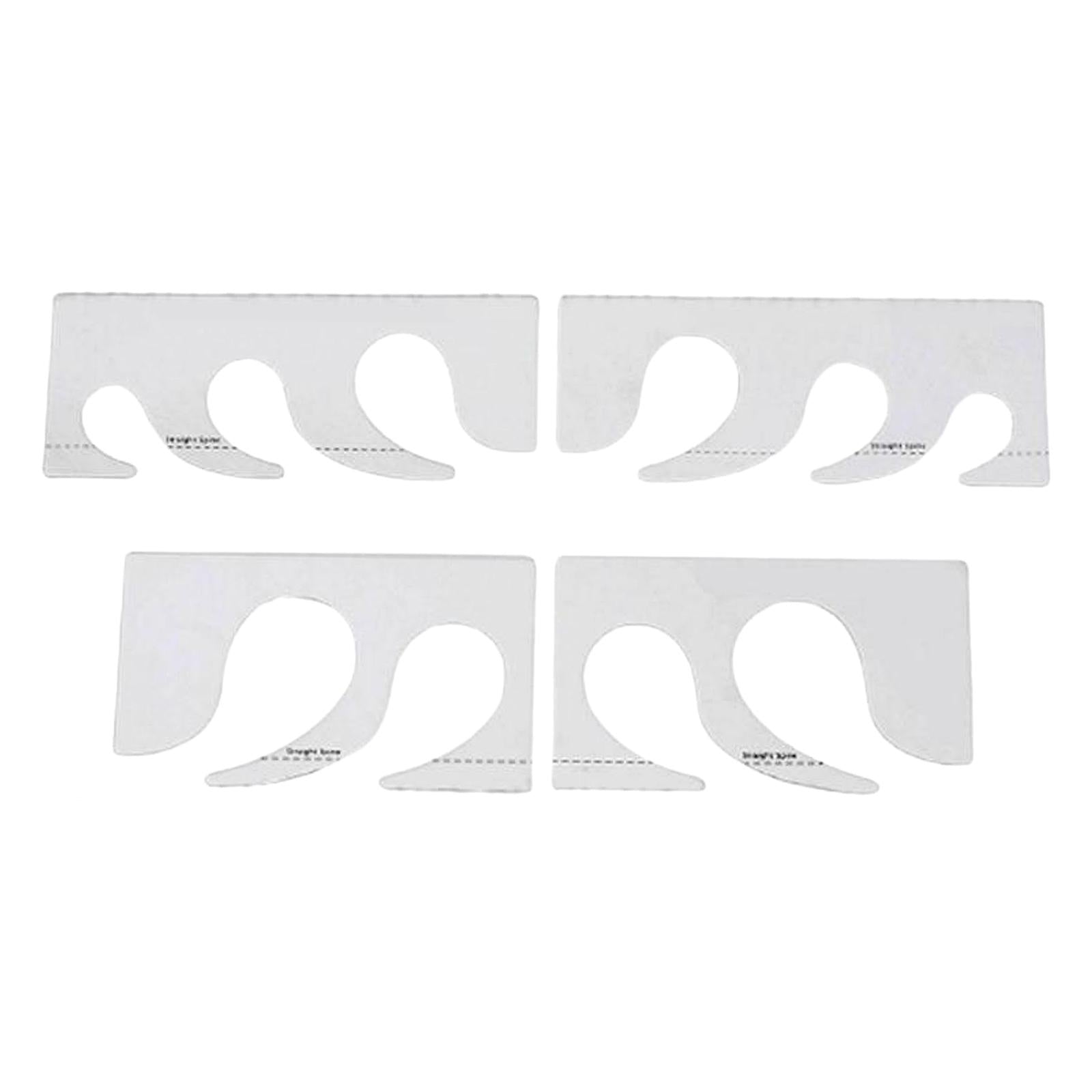 4Pcs Quilting Rulers Household DIY Crafting Quilt Template Lines Sew Frame