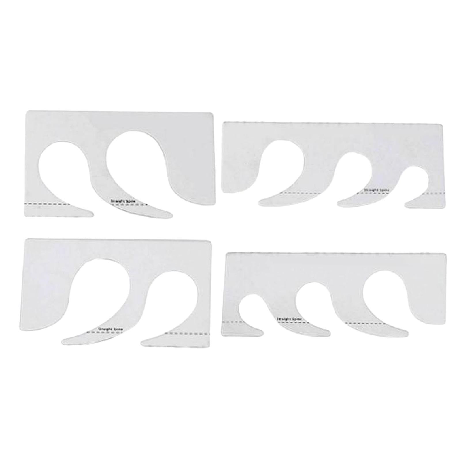 4Pcs Quilting Rulers Household DIY Crafting Quilt Template Lines Sew Frame