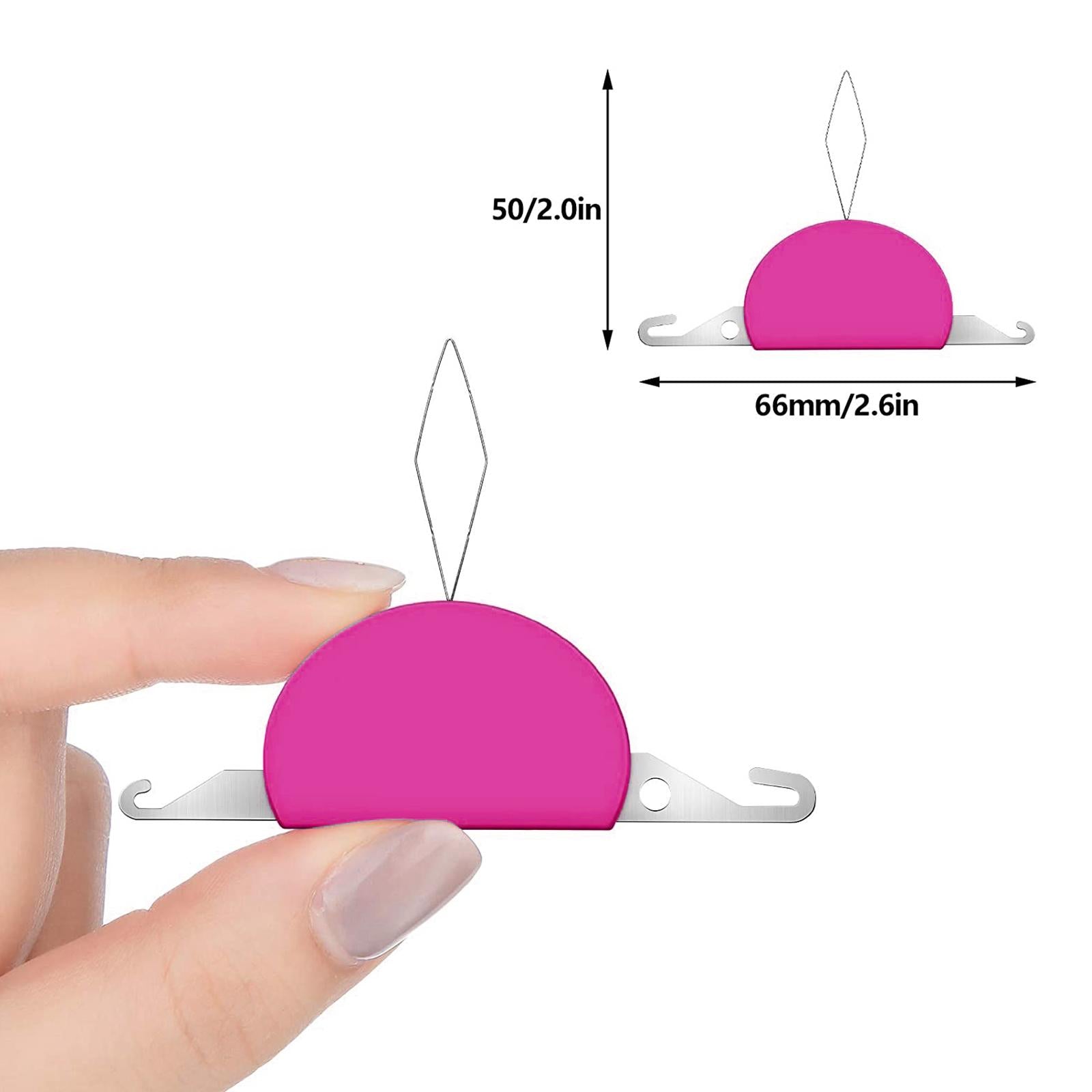 Needle Device 3 In 1 Needle Threader Thread Guide Sewing Machine Rose Red