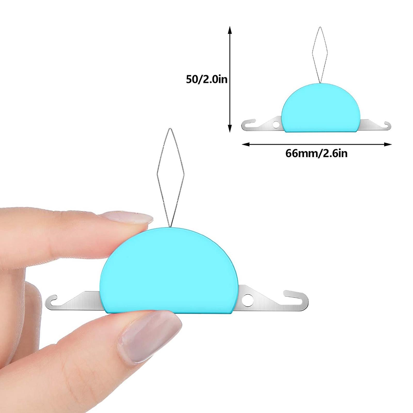 Needle Device 3 In 1 Needle Threader Thread Guide Sewing Machine Blue