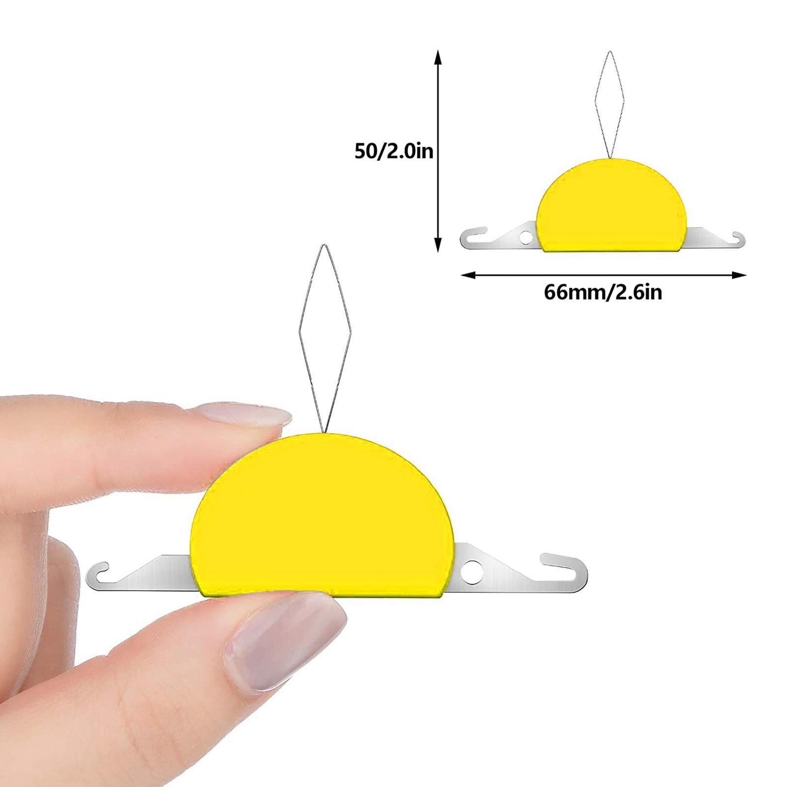 Needle Device 3 In 1 Needle Threader Thread Guide Sewing Machine Yellow